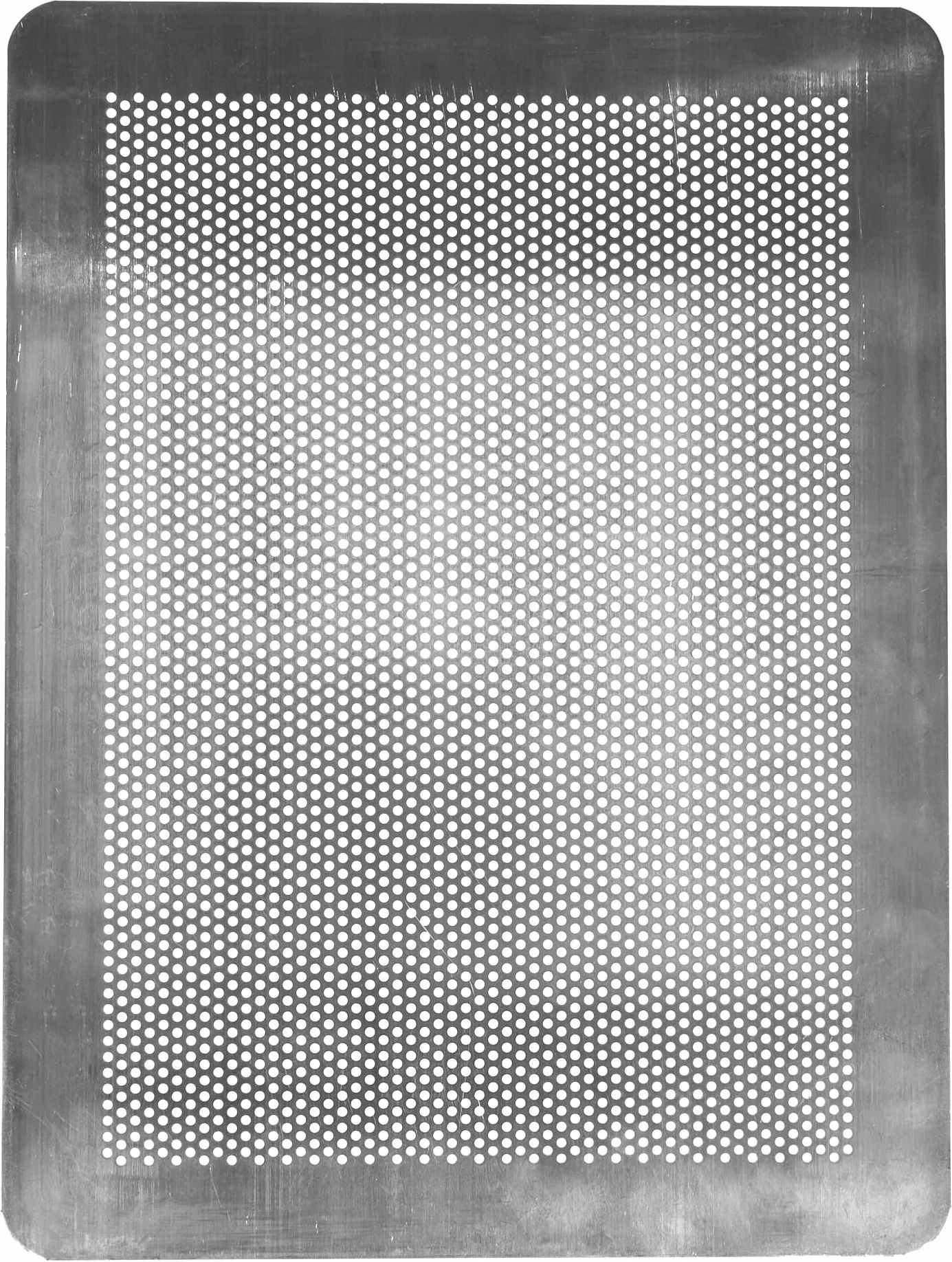 de Buyer - perforowana blacha do pieczenia z aluminium - 40 x 30 cm - mikroperforacja średnica 3 mm - 7368.40