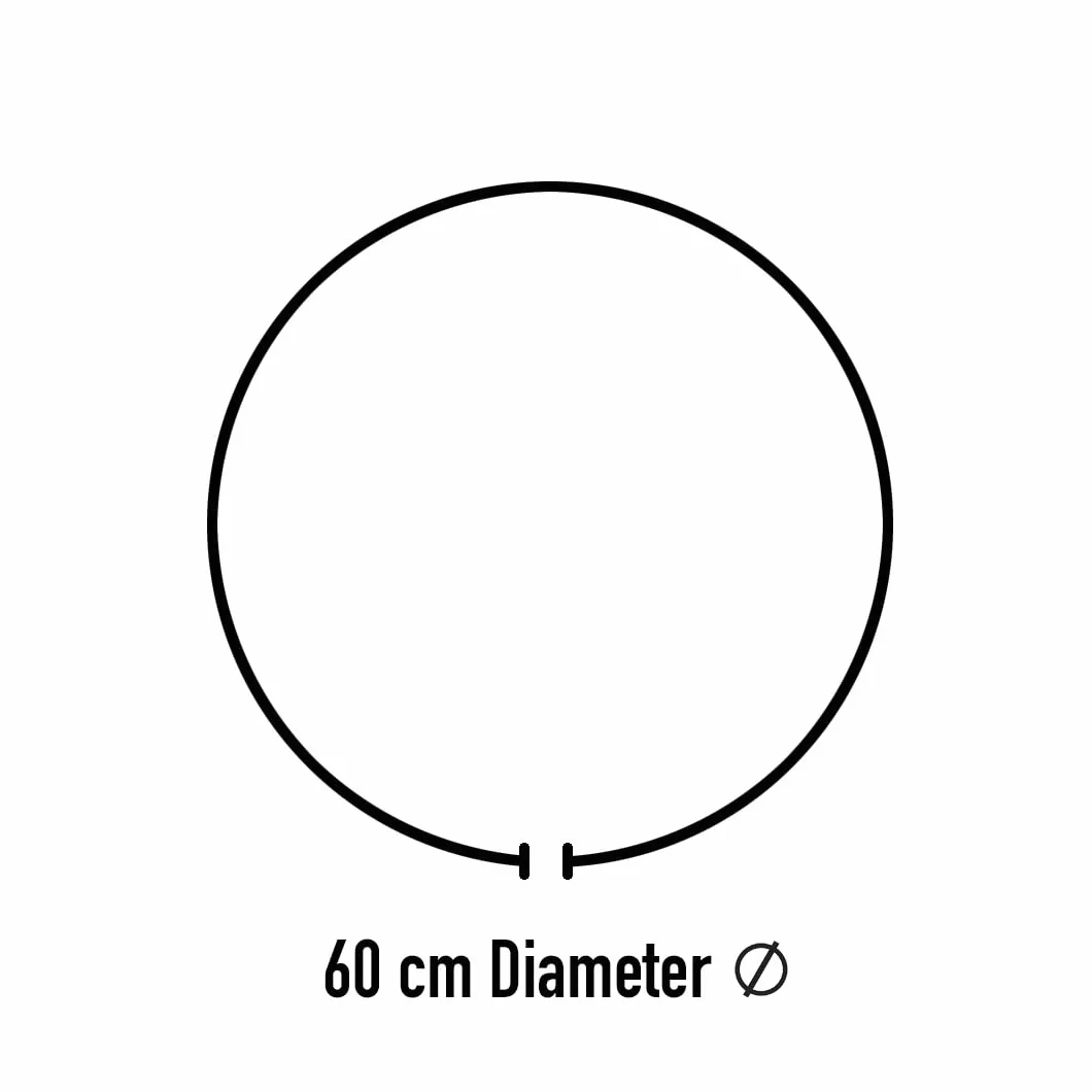 ARQUIVET obroża karna dla psów smycz z kolcem 60 cm 4 mm