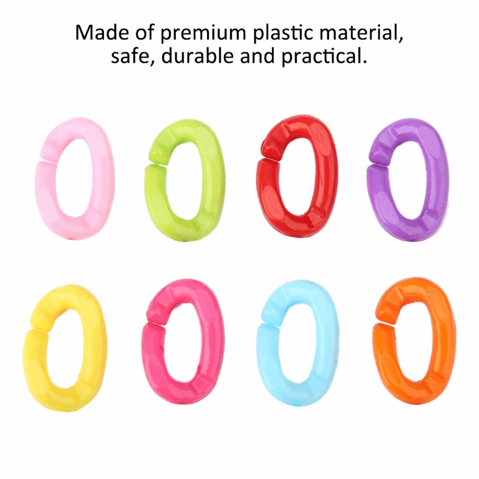 Ogniwa łańcucha papug plastikowe ogniwa łańcuchowe części zabawek dla małych zwierząt