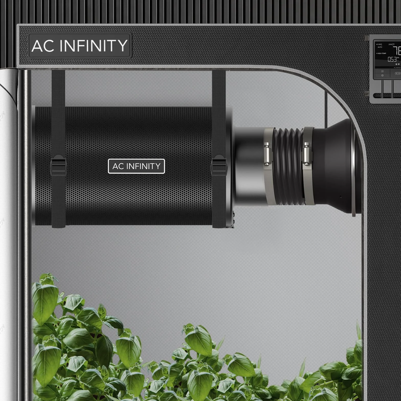 AC Infinity Zestaw Filtrów Węglowych do Wielokrotnego Napełniania, 15 cm z Dodatkowym Wkładem, Oczyszczacz Powietrza do Wentylatora Rzędowego i Kanału, Filtr Węglowy Wielokrotnego Użytku