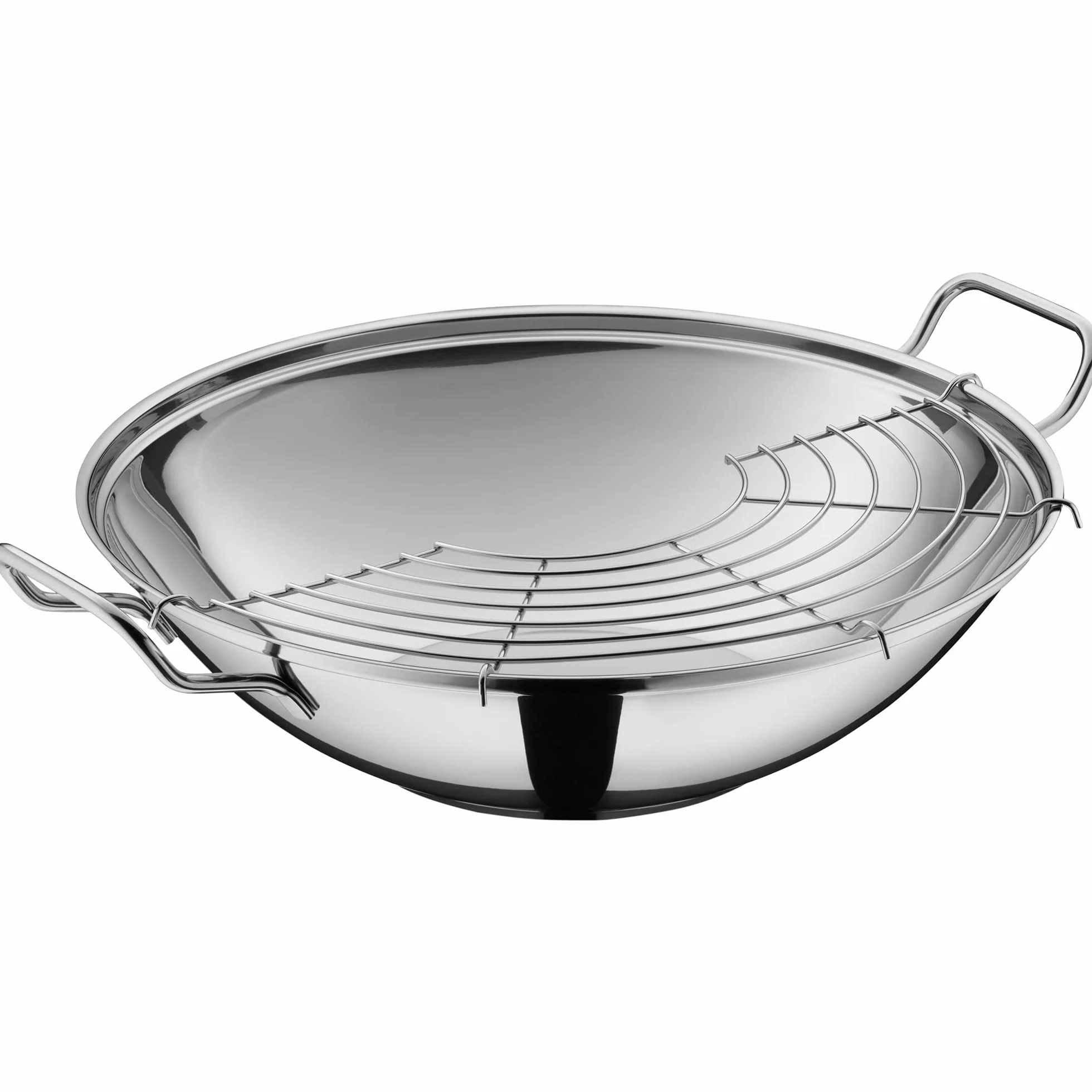 Wmf Party Wok, Stal Nierdzewna, Srebrny, 36 cm