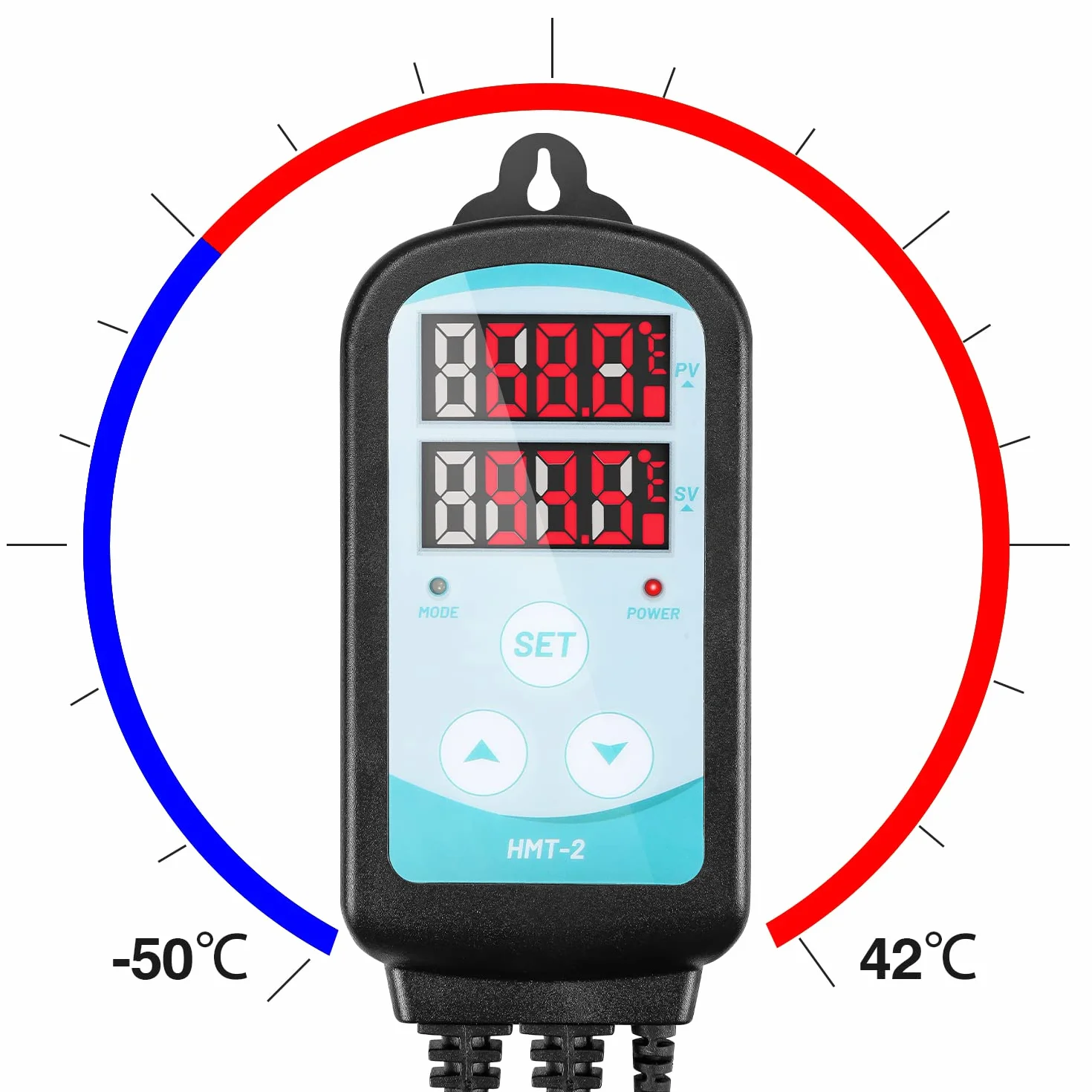 Sonnewelt Ochrona przed mrozem z termostatem, ochrona IPX4, ochrona przed wodą rozbryzgową, szybkie nagrzewanie, wielokrotna ochrona do szklarni, tarasu, ogrodu