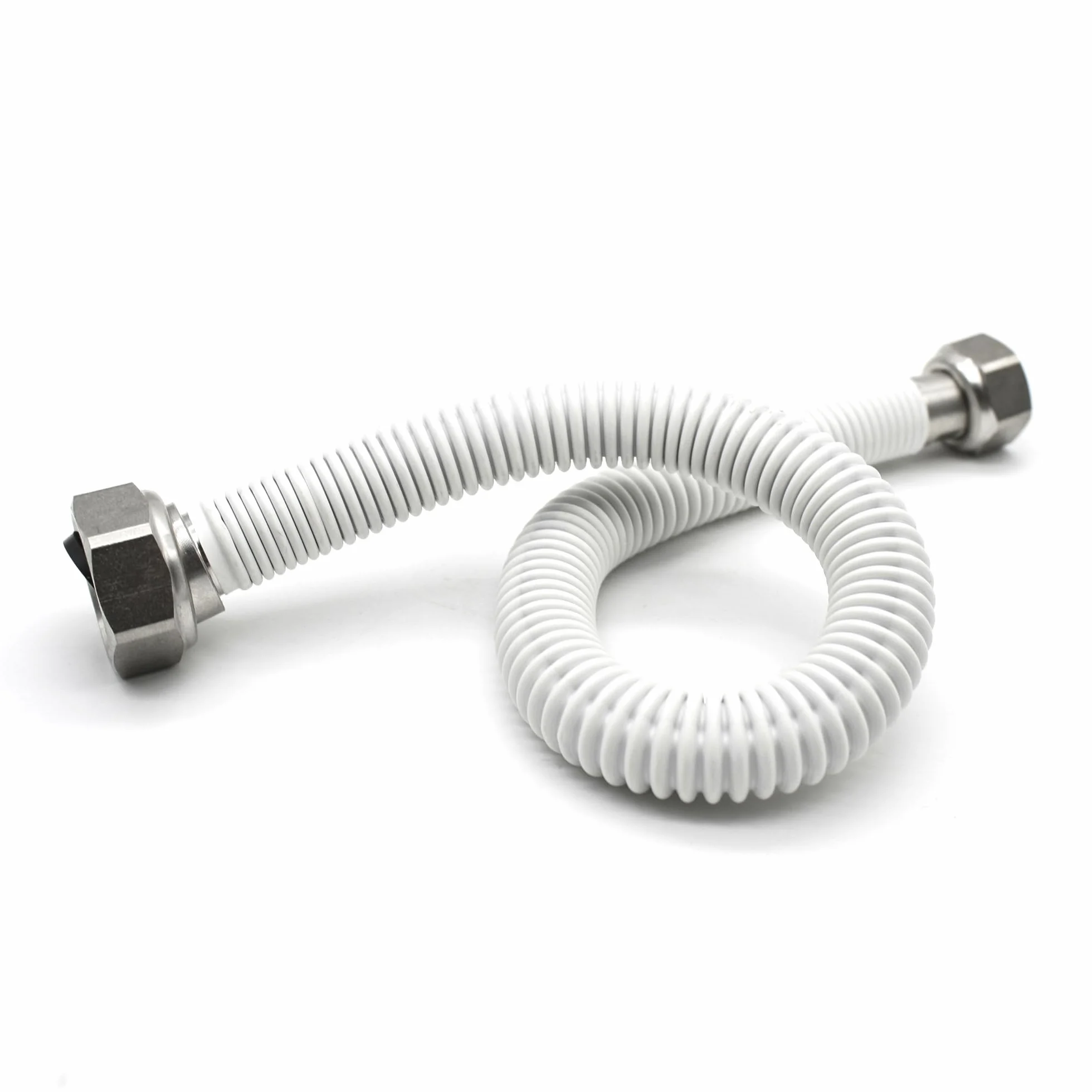 DOJA Barcelona Wysuwana rura gazowa H-H 1/2 | 200-340 mm | 1 sztuka | elastyczny wąż gazowy metan/butan / do pieca, kotła, klimatyzatora, elastyczna butla gazowa zewnętrzna