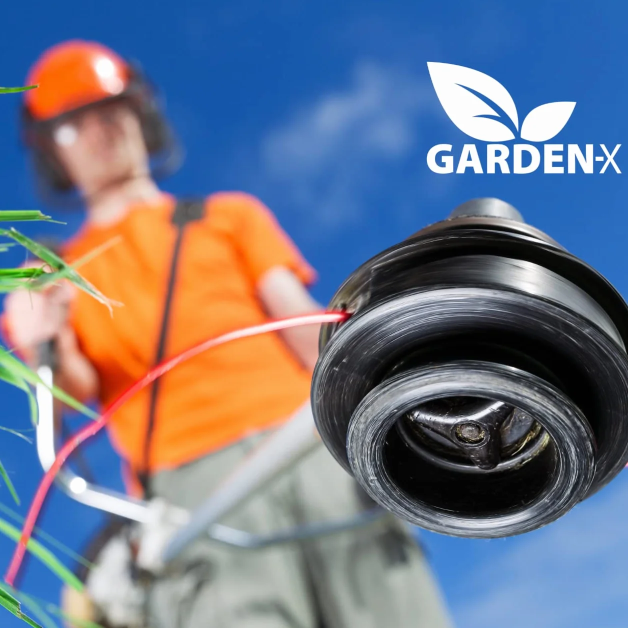 GARDENIX żyłka do koszenia żyłka żyłka 2,4 mm x 100 m okrągła żyłka do trawnika żyłka nylonowa