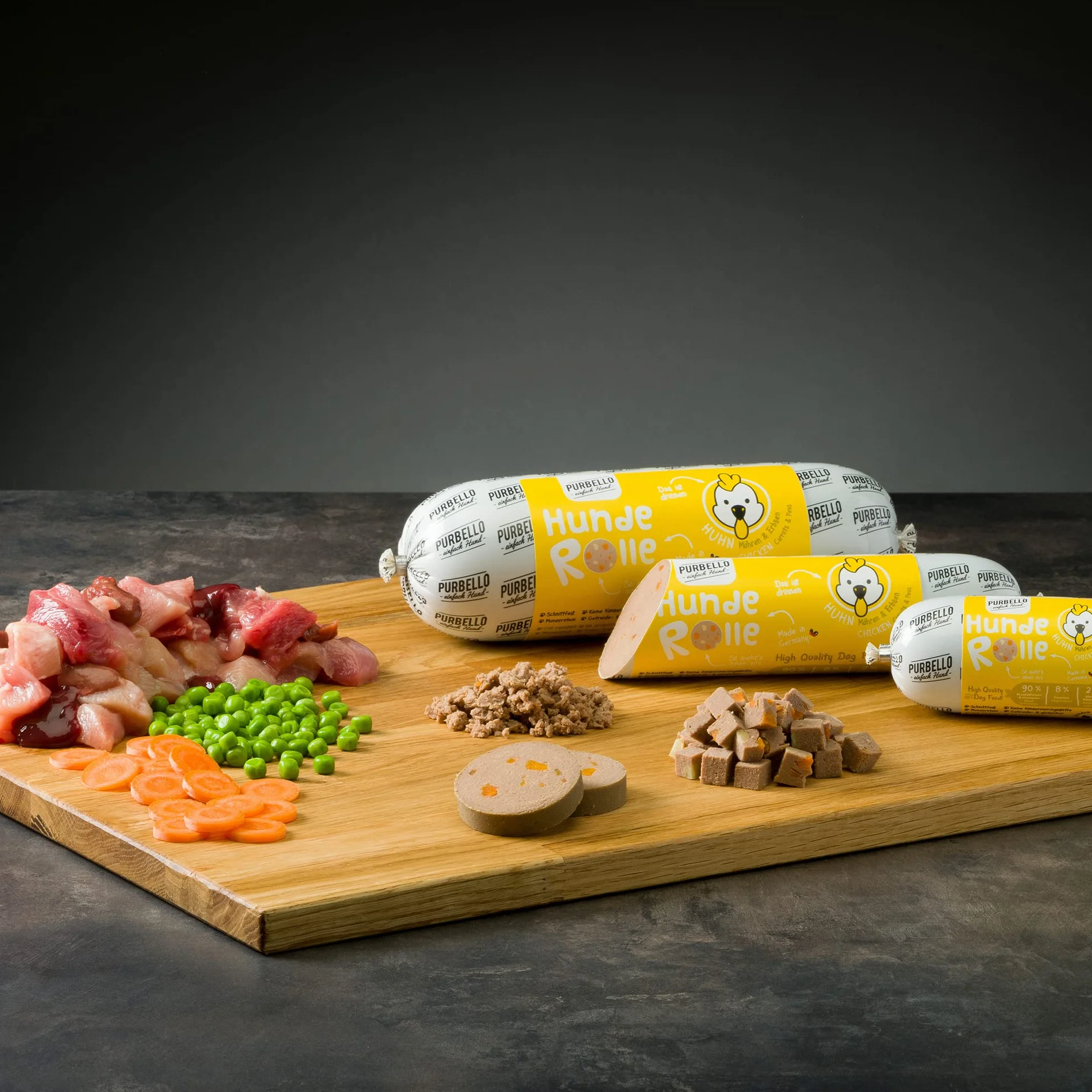 Purbello Kiełbasa dla Psa, Kurczak/Kaczka/Wołowina, 3.2 kg