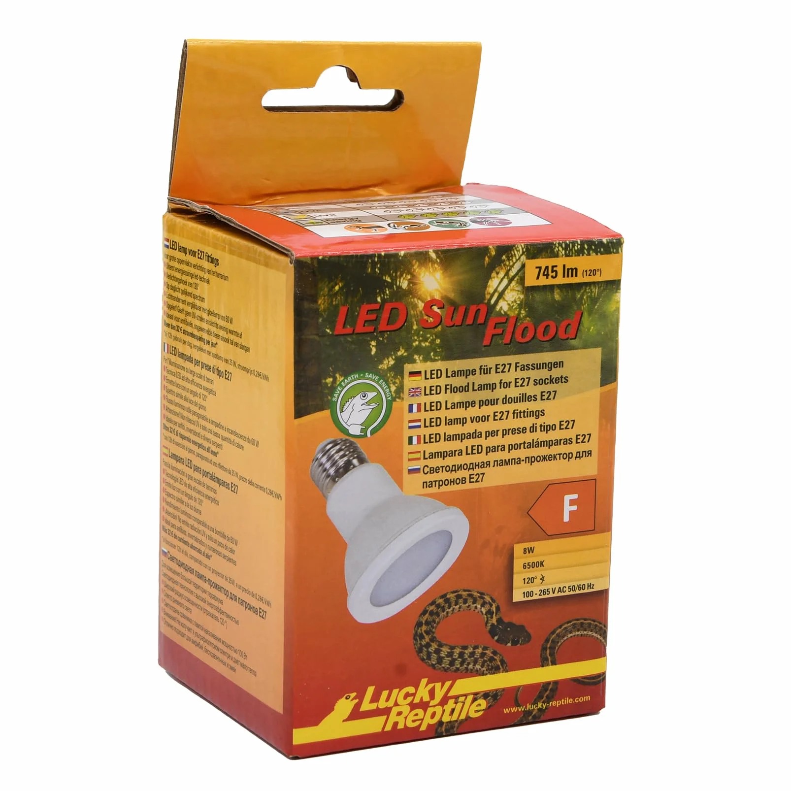 Lucky Reptile LED Sun Flood 6,5 W E27 Lampa do terrarium Oświetlenie terrarium