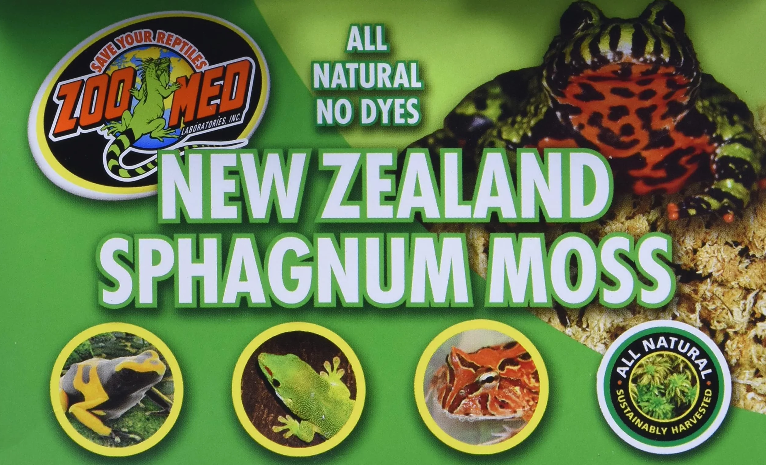 Zoo Med New Zealand Sphagnum Moss 1,31 l naturalny substrat torfowy do terrarium
