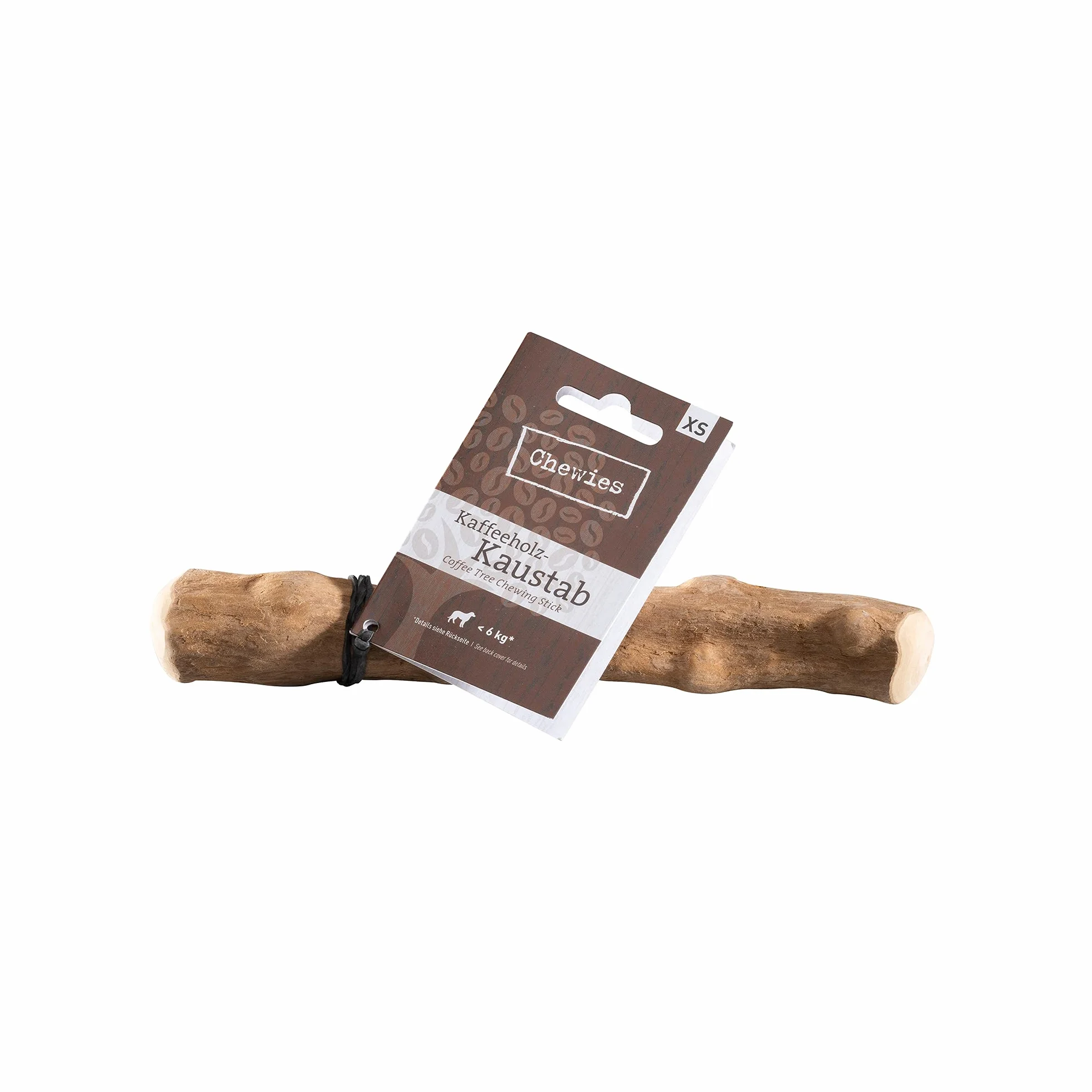 Chewies Zabawka dla psów z drewna kawowego 100% naturalna pałeczka do żucia rozmiar XS