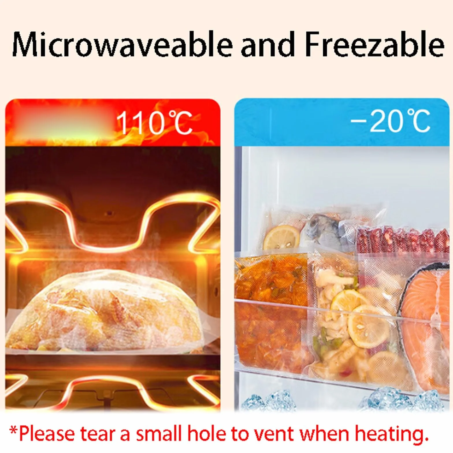 zgrzewarka próżniowa, Przenośna maszyna do zgrzewania próżniowego Kompaktowa idealna użytku domowego w kuchni(100pcs Small Bags)