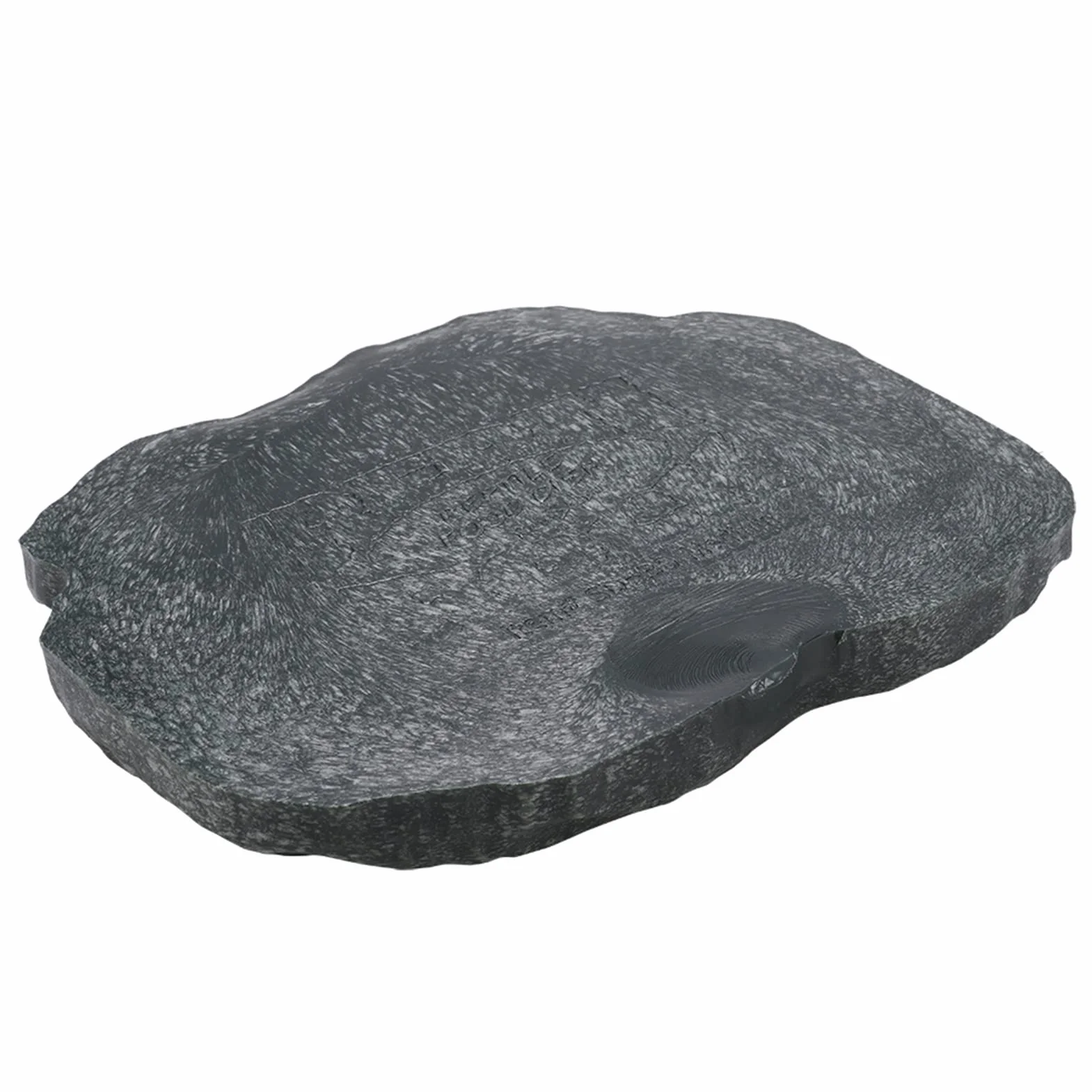 Miska do Karmienia Gadów Rock Trwała 4x4cm Szmaragdowy Czarny dla Żółwia Jaszczurki Iguana Snake