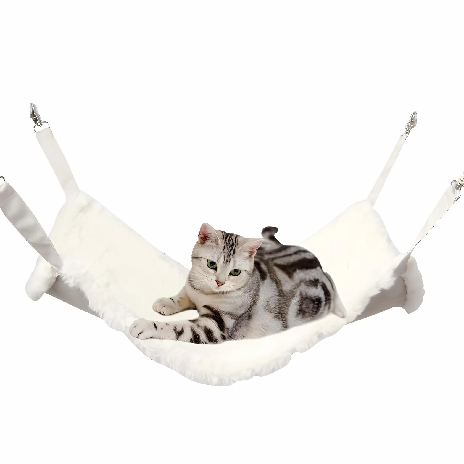 Andiker Hamak dla kota dwustronny 50x40 cm wiszące legowisko do klatki