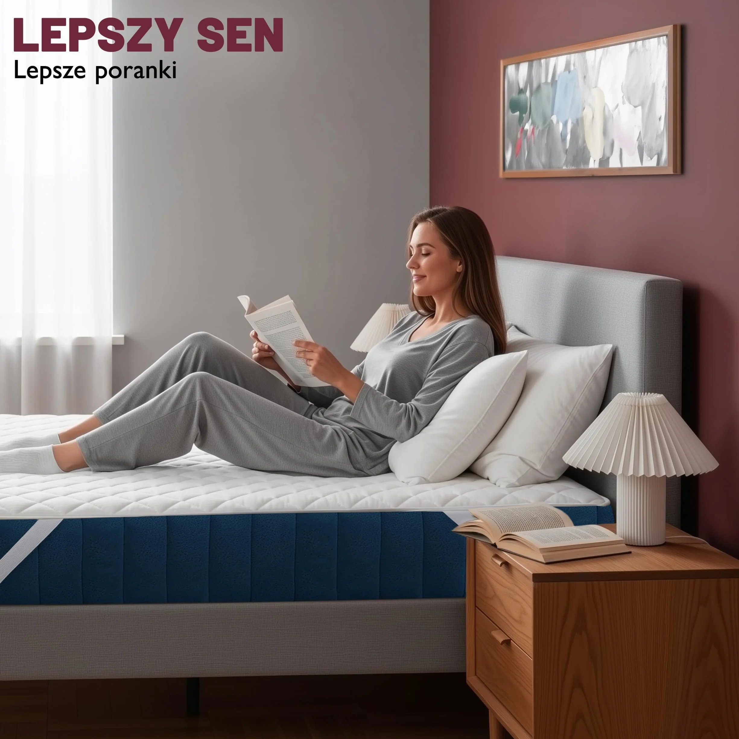 Utopia Bedding Quilted Mattress Pad 90x190 cm, ochraniacz na materac z elastycznym paskiem, pokrowiec na materac o głębokości do 38 cm (biały)