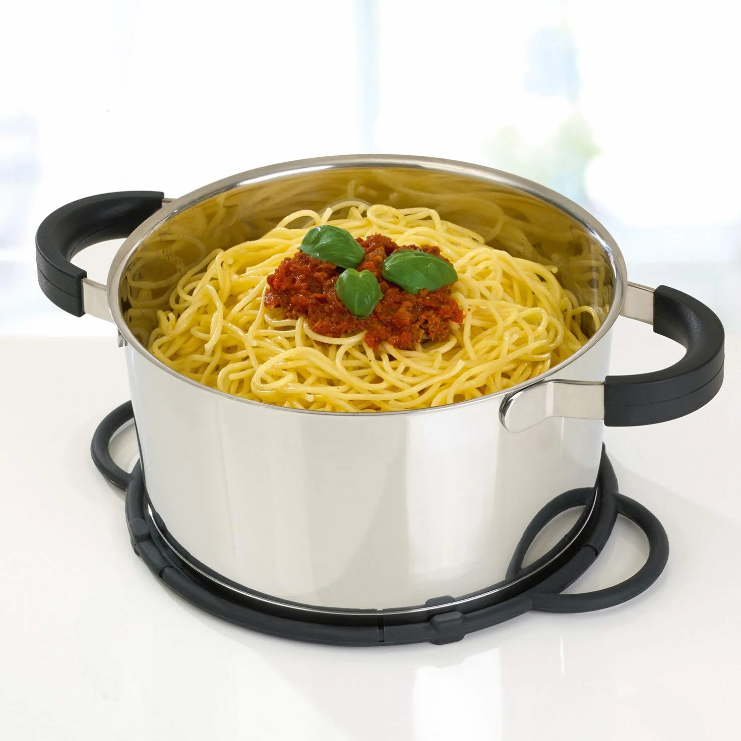 EMSA 514560 Smart Kitchen silikonowa osłona przed rozpryskami, Ø 26 cm, szara