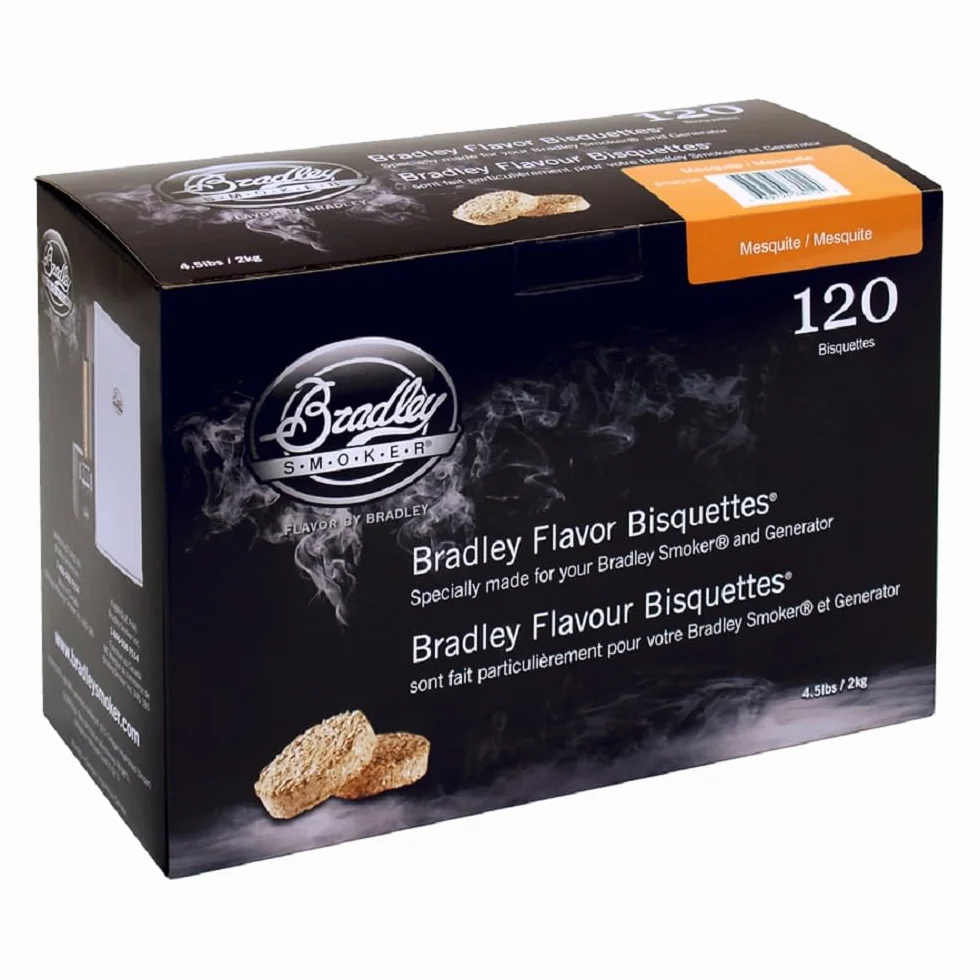 Bradley Smoker Mesquite opakowanie 120 szt