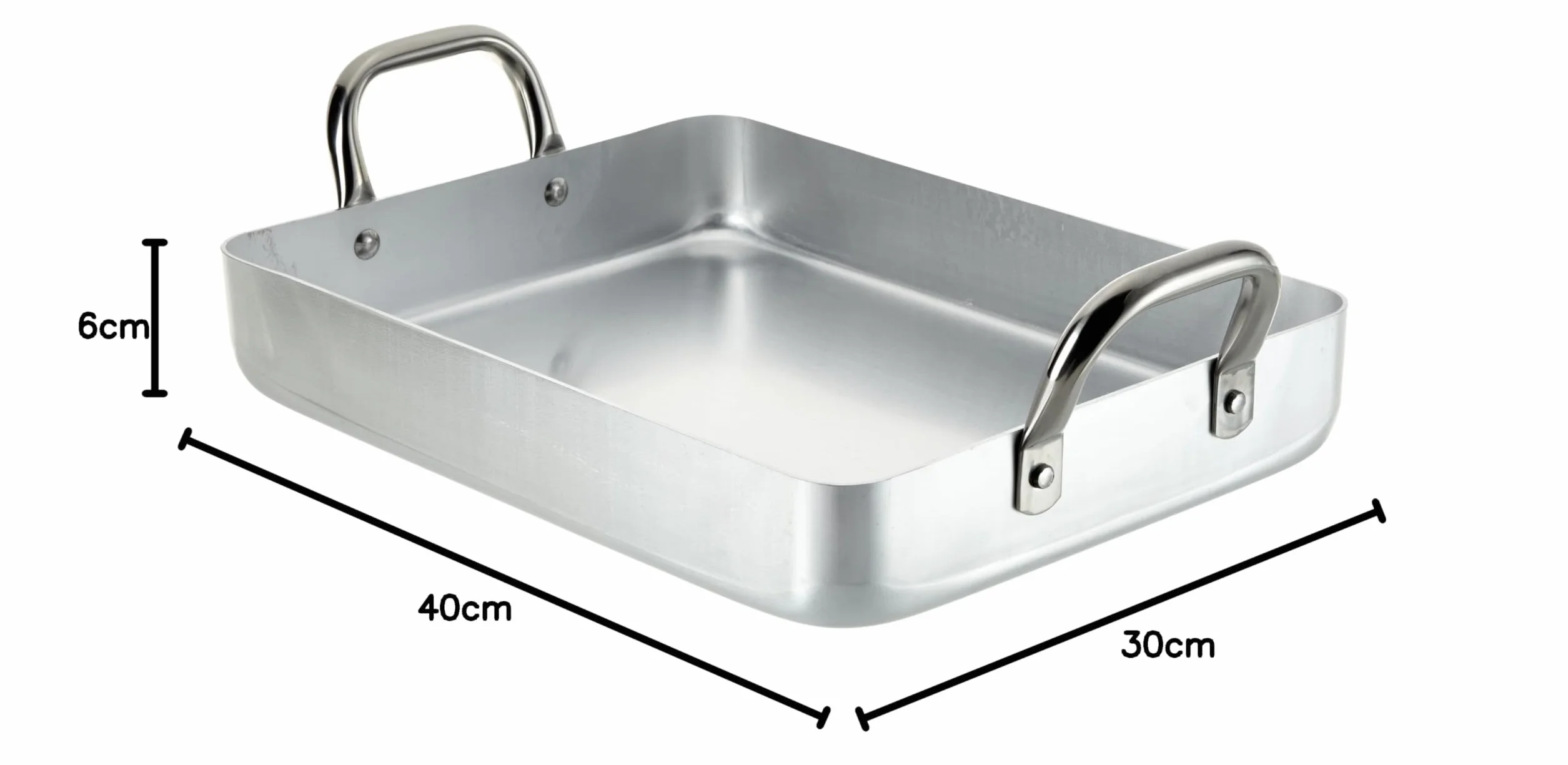 Lacor-20540F-Roaster 40 cm. CHEF-ALU