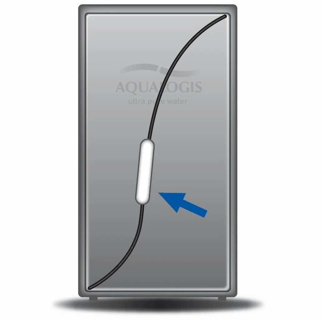 Aqualogis AL-T33 Uniwersalny Zewnętrzny Filtr Wody do Lodówek typu Side-by-Side | Kompatybilny z Samsung DA29-10105J, LG BL9808 | Zamiennik Wysokiej Jakości I1 sztuka