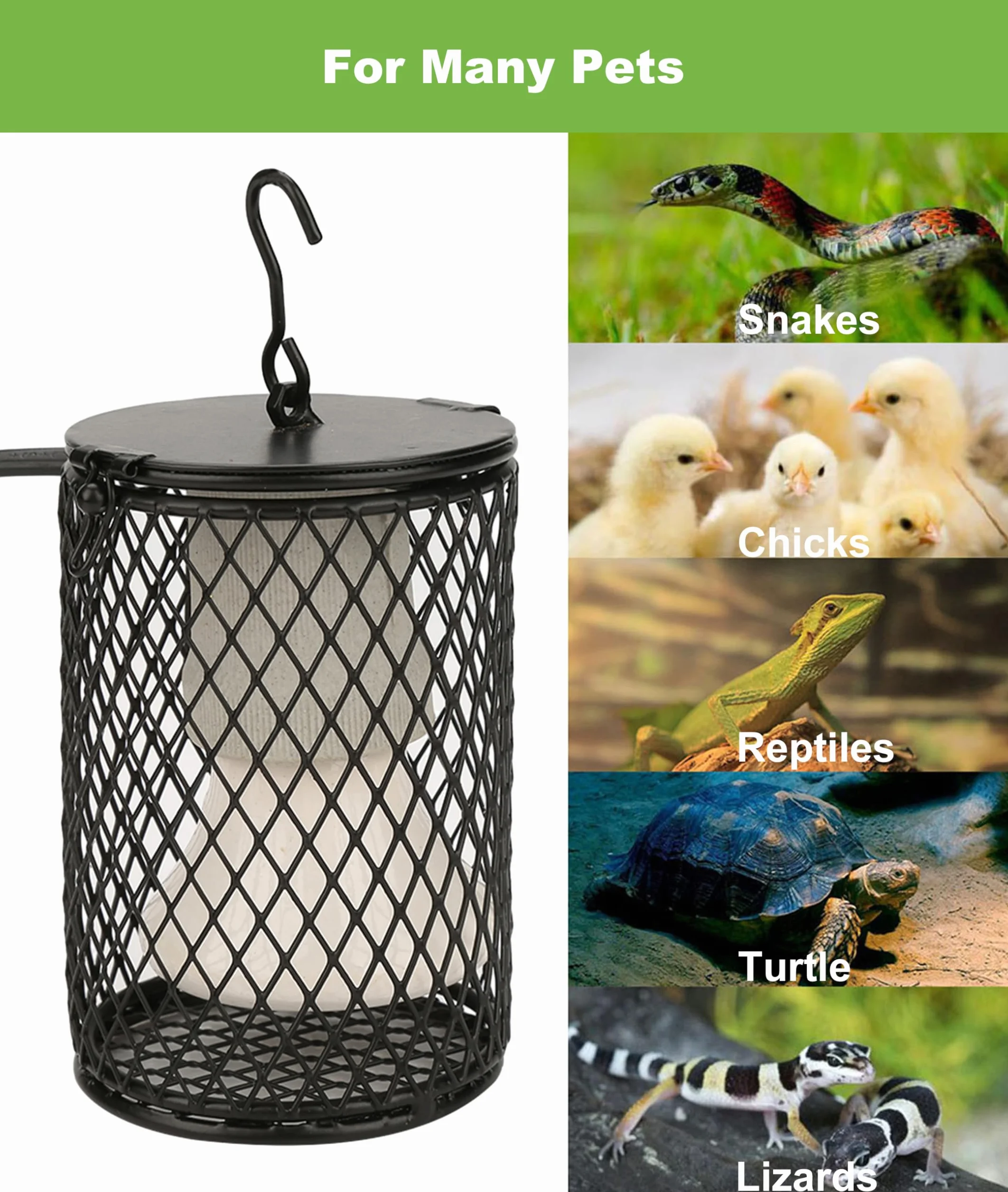 Lampa grzewcza dla gadów 100 W czarny 220-230 V