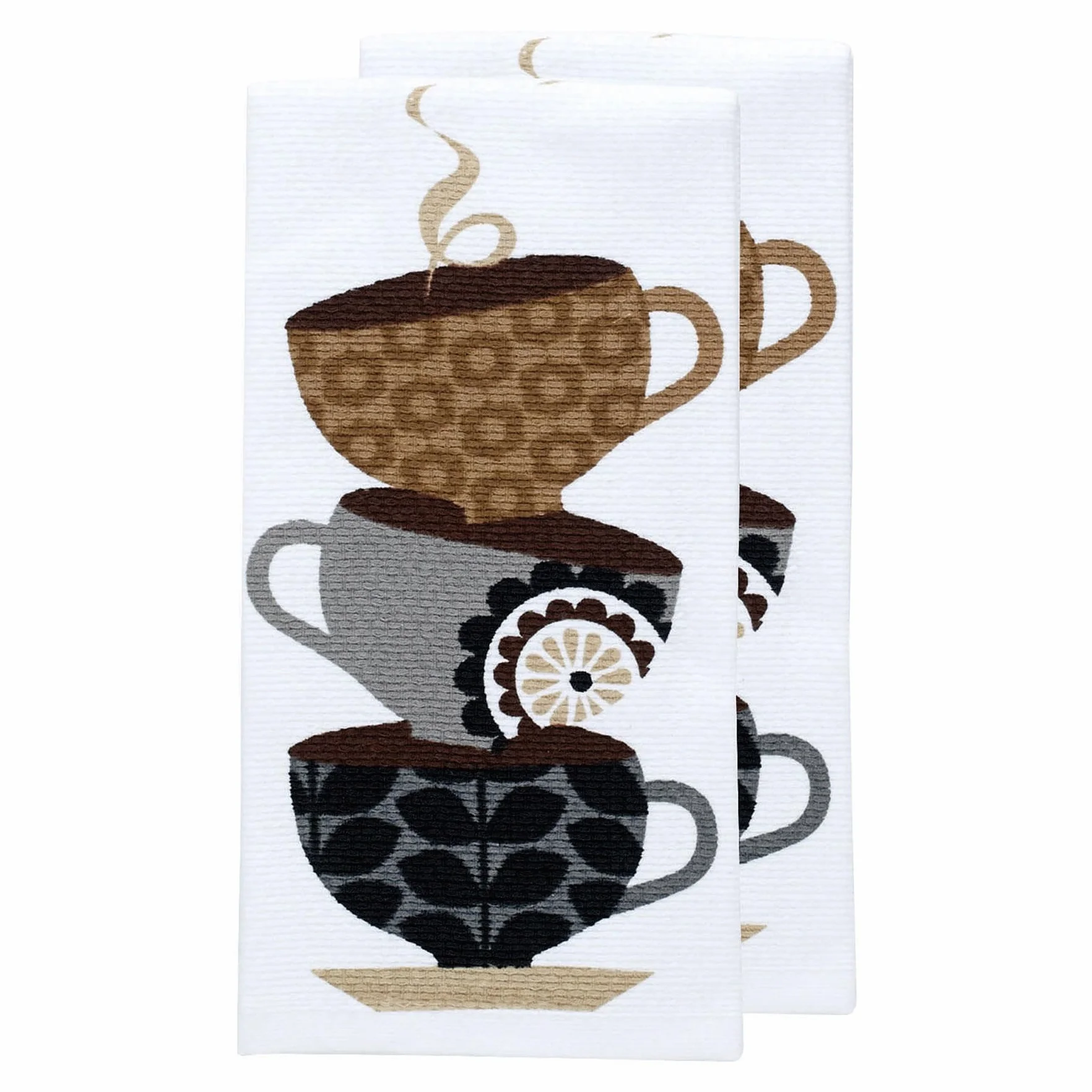 T-Fal Textiles 62459 ściereczka do naczyń, dwustronna, tkana, bawełna, 2 sztuki