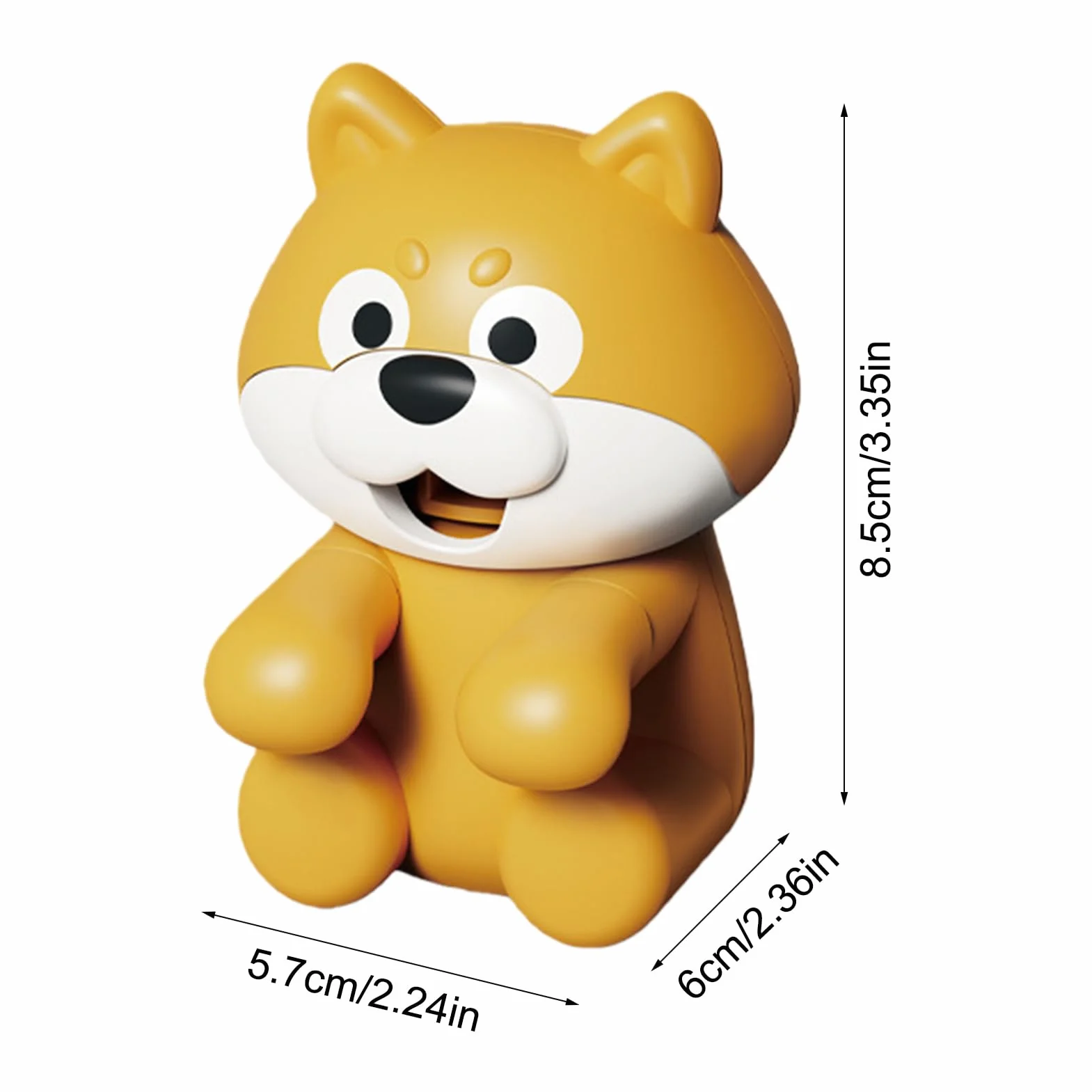 Przenośny Wentylator Z Klipsem, Wszechstronne Możliwości Umieszczenia, 5,7 X 6 X 8,5 Cm, Miniwentylator Z Klipsem, Osobista Dmuchawa W Kształcie Uroczego Zwierzątka, Wydajne Chłodzenie, Do Gorącej Zup
