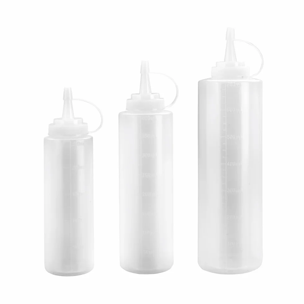 Ibili 773904 butelka do wyciskania 400 ml tworzywo sztuczne, biała, 400