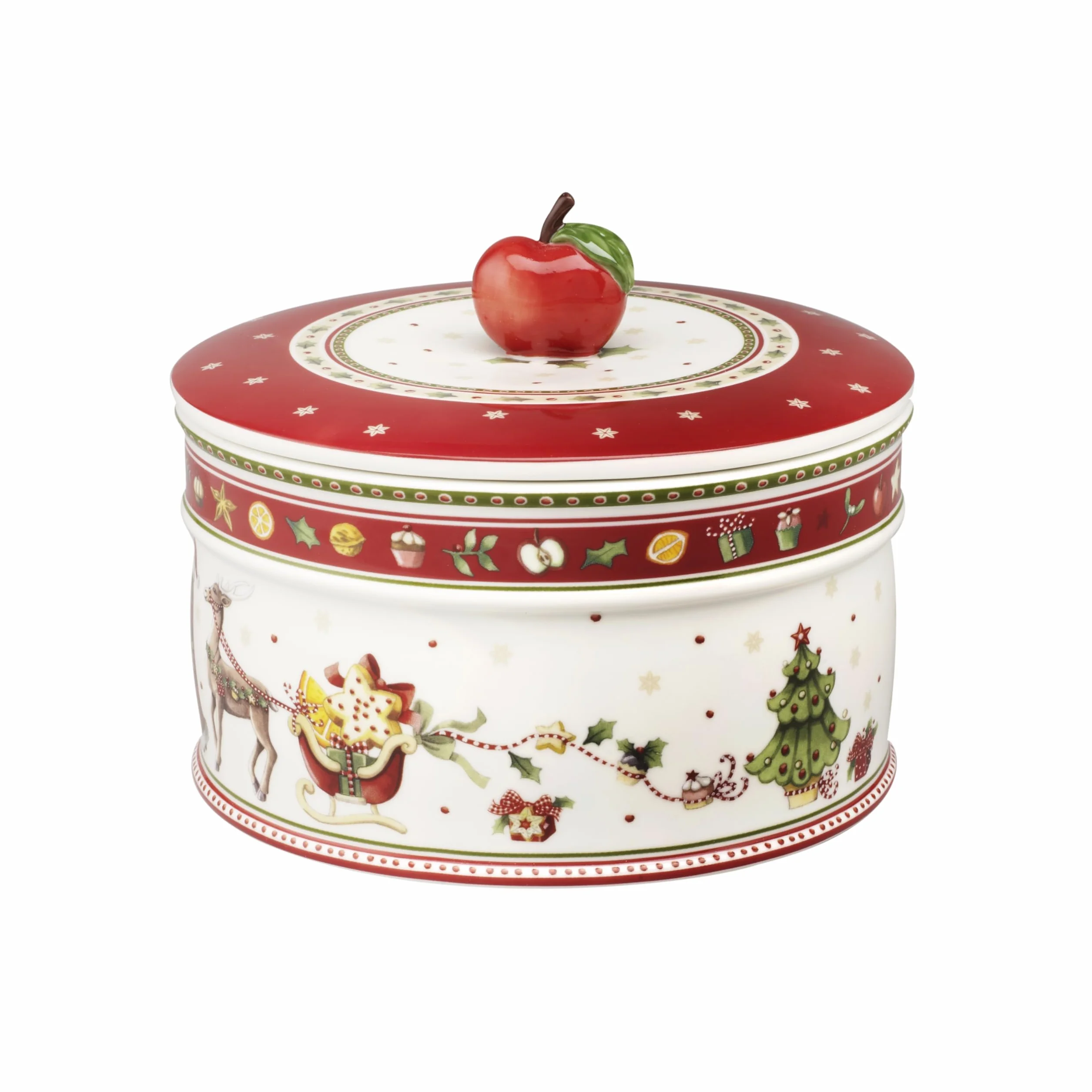 Villeroy & Boch – Winter Bakery Delight, duży pojemnik na wypieki i ciastka, porcelana Premium, wielokolorowy