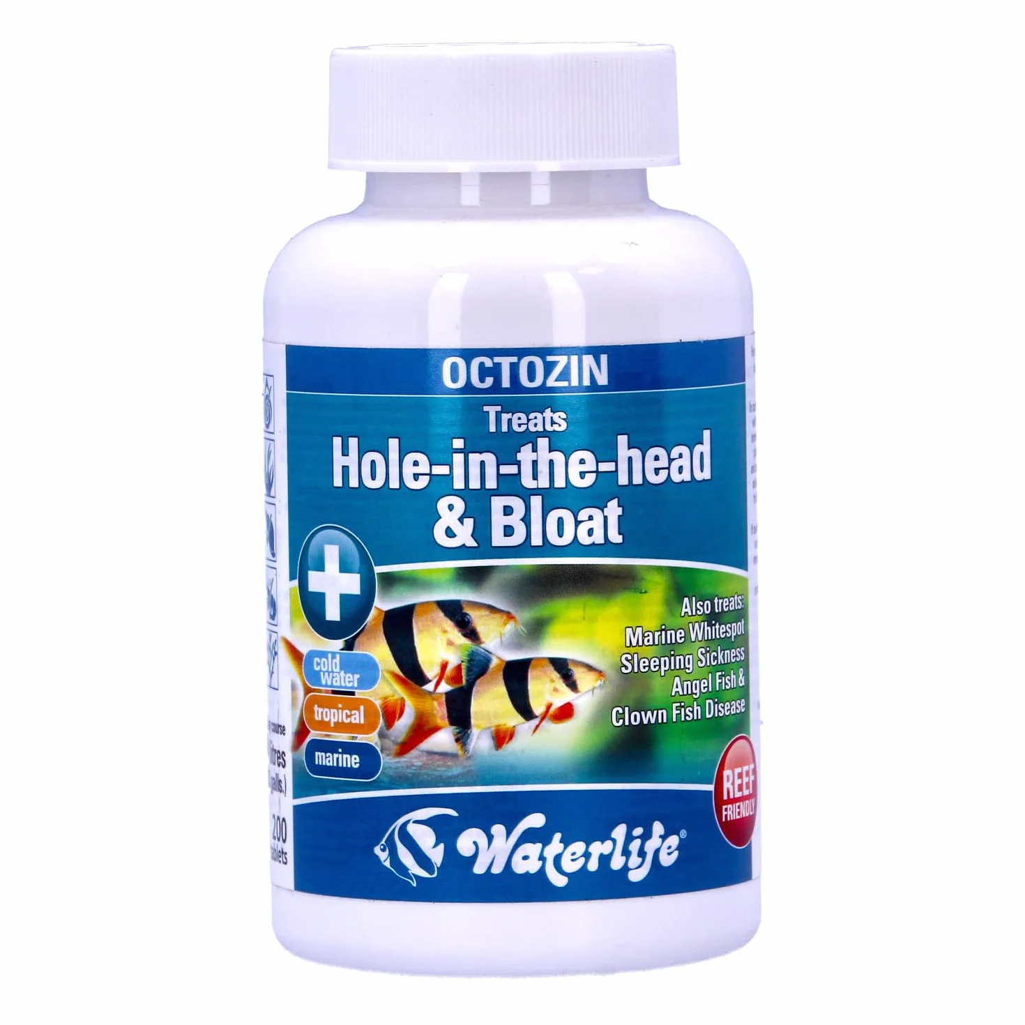 Waterlife Octozin 200 Tablets Dropsy Hole In The Head