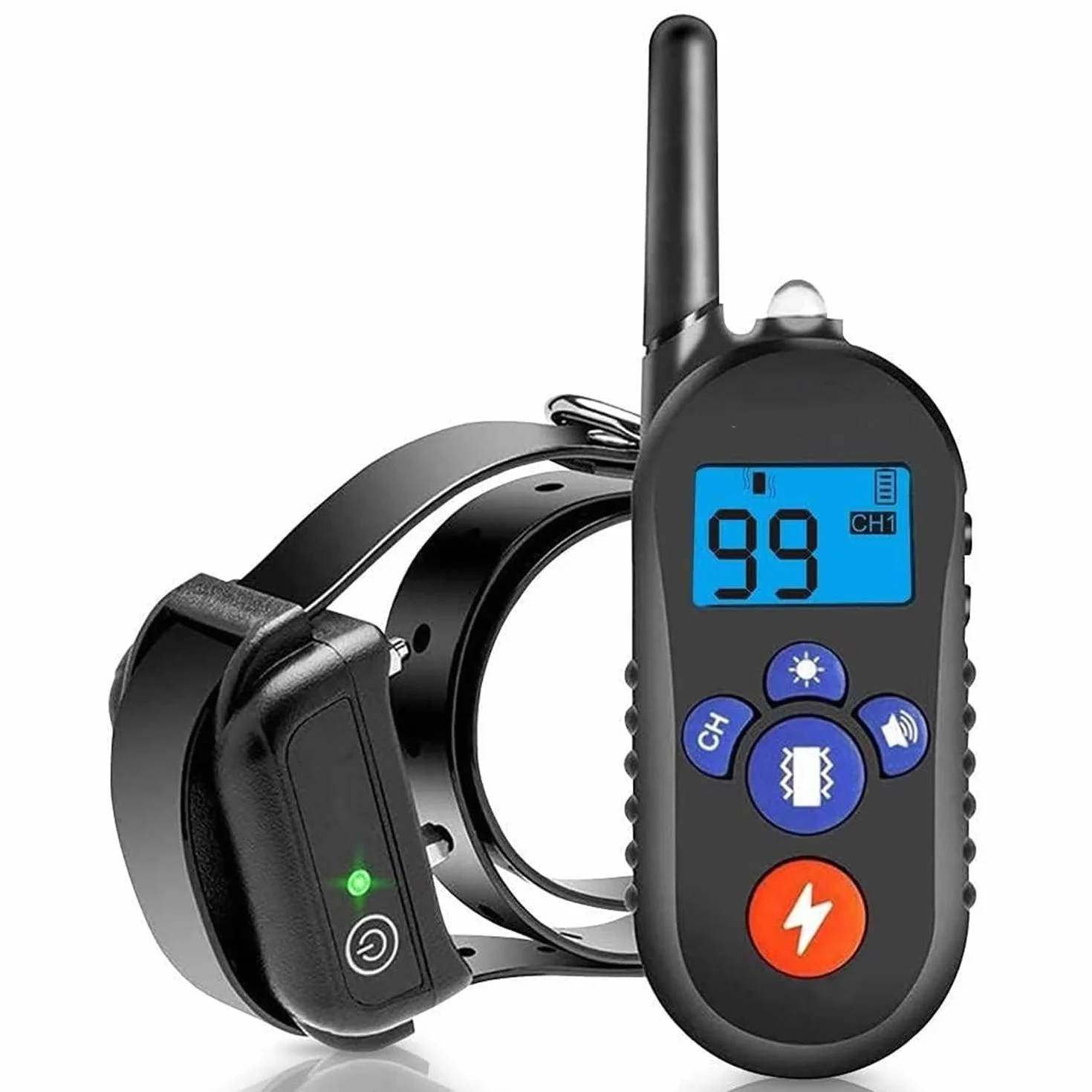 Obroża treningowa dla psa 2500FT IPX7 wodoodporna z 4 trybami