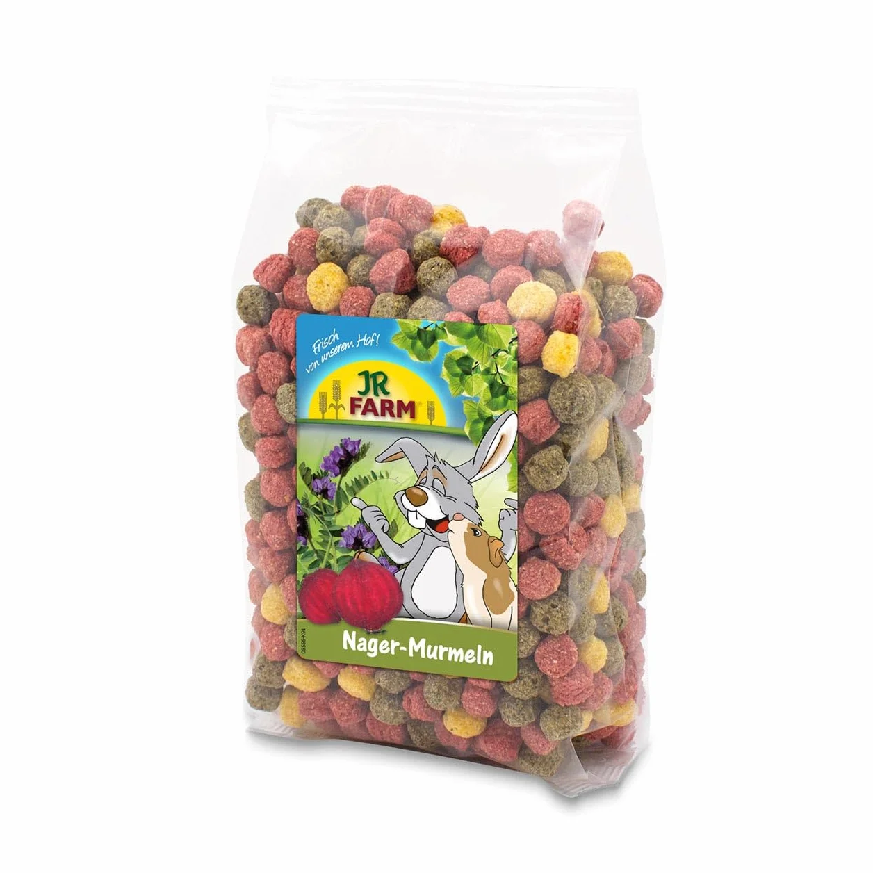 JR FARM Marmurki dla gryzoni dwupak 2 x 150 g z czerwonymi burakami lucerną i kukurydzą