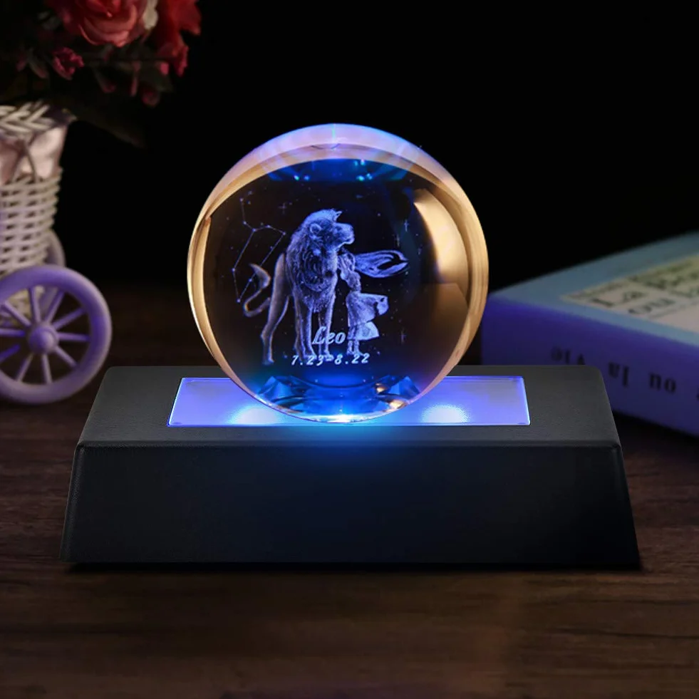 Podstawa LED, wielokolorowa szklana podstawka ekspozycyjna, podstawa wyświetlacza LED do kryształowych statuetek 3D Glass Art