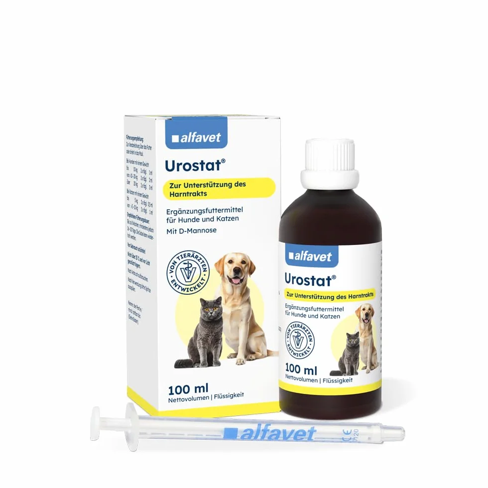 Alfavet Urostat karma uzupełniająca 100 ml strzykawka dozująca dla psów i kotów