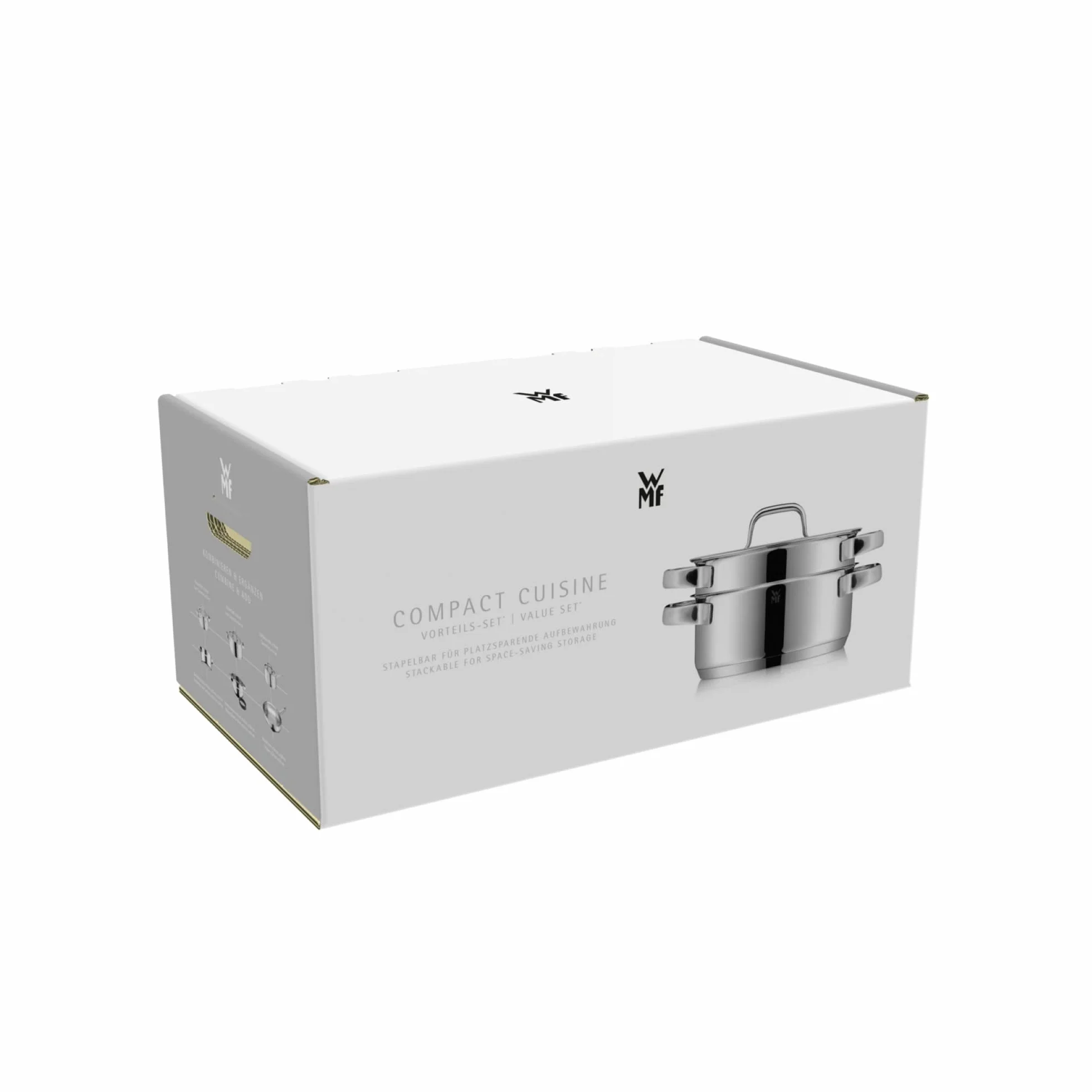 Wmf Compact Cuisine Zestaw Garnków, Metal, Srebrny, 11 sztuk