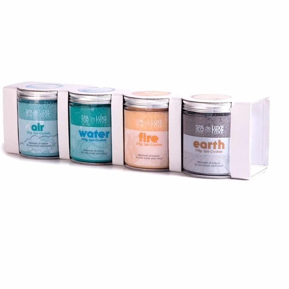 AquaFinesse Spa de Luxe Crystals 4-częściowy zestaw z hydromasażem do kąpieli Spa de Luxe