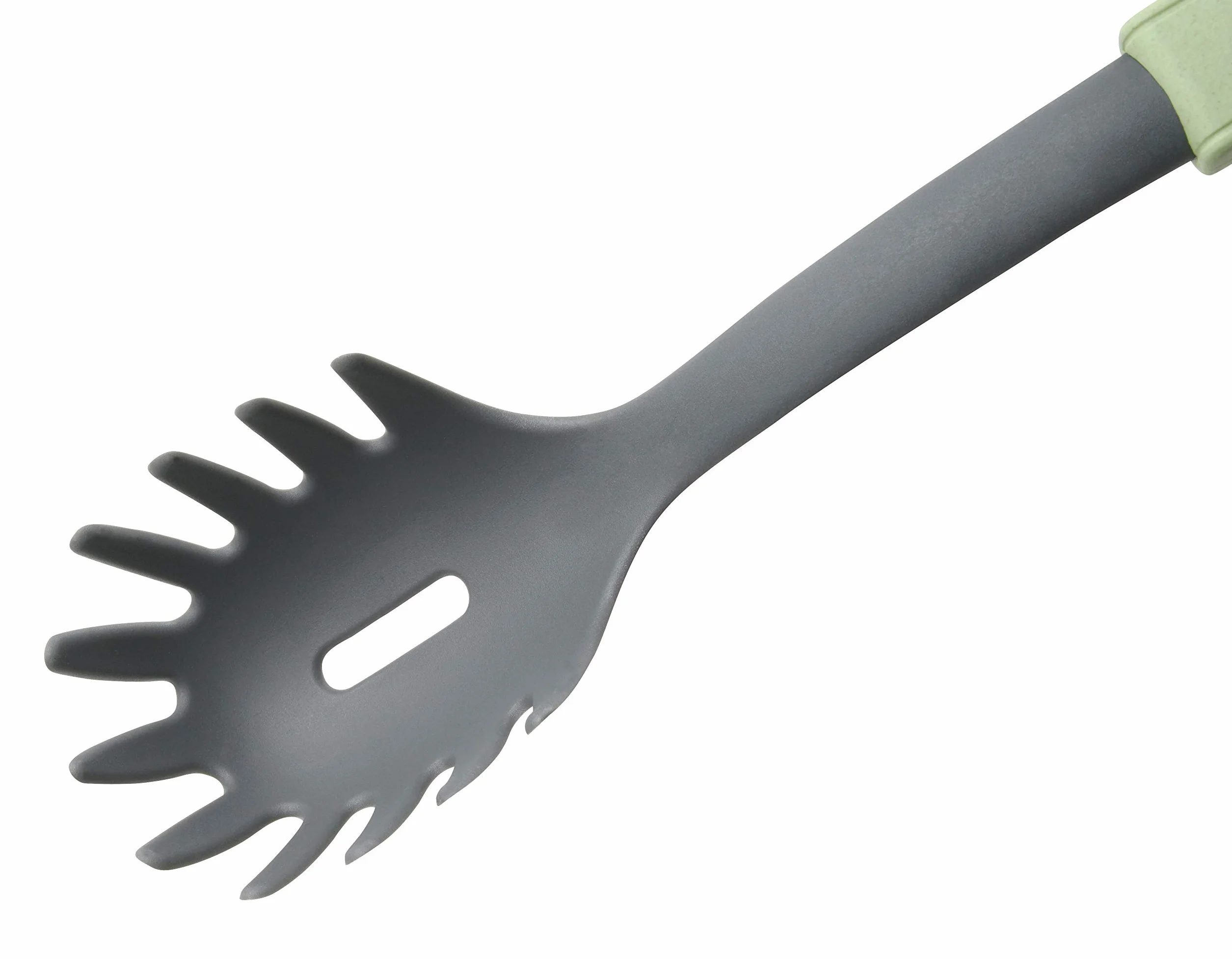 FACKELMANN Łyżka do spaghetti, miętowo-zielona/jasnoszara, 33 cm