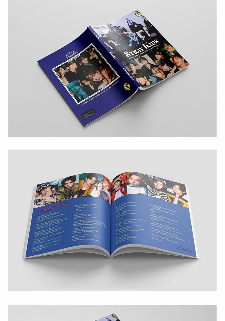 KPOP BTS JUNGKOOK album fotograficzny album na karty fotograficzne Tian Junguo plakat magazynowy plakat z gwiazdą otaczający album fotograficzny (37A244-JK)