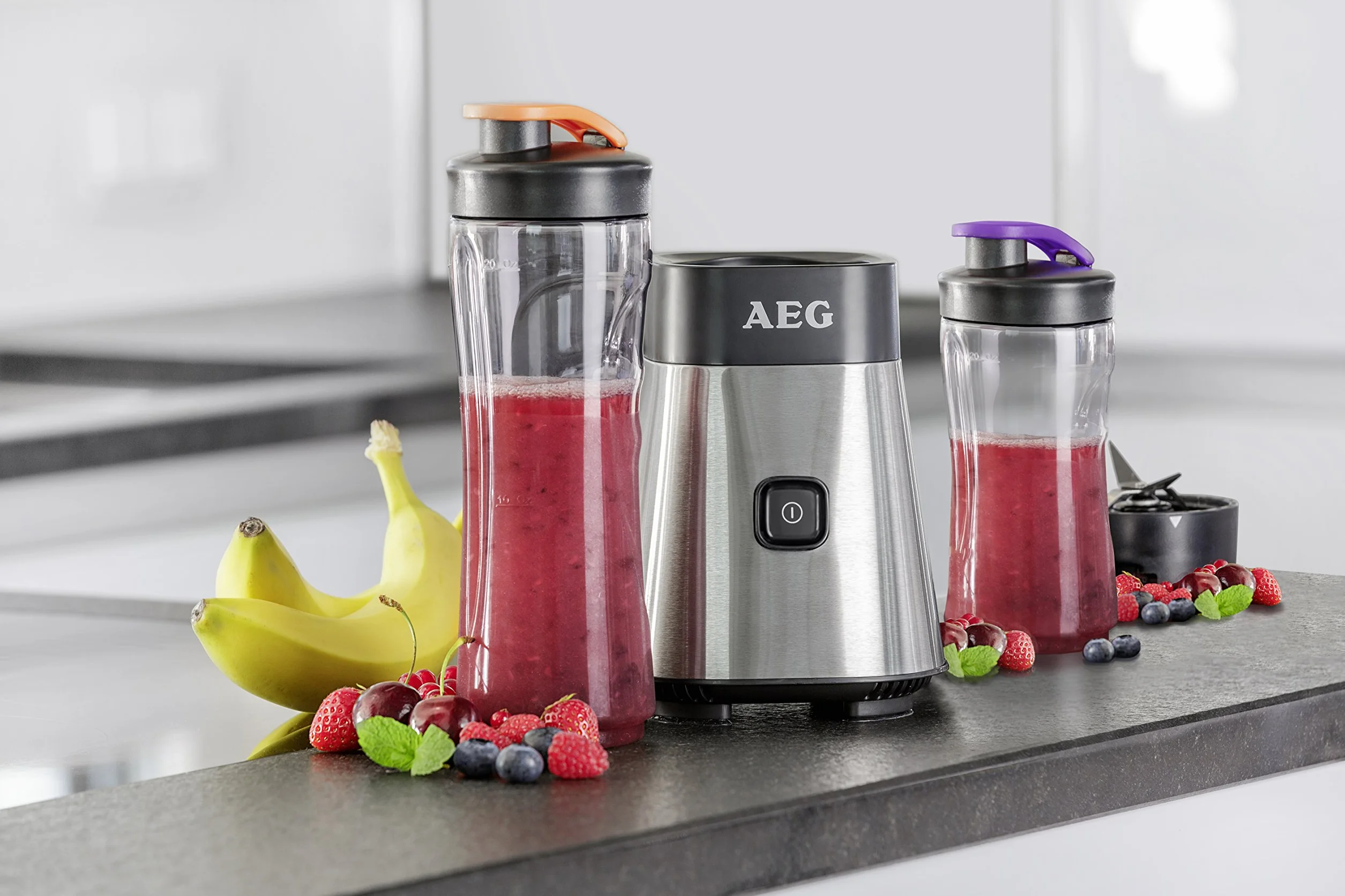 AEG ASBEK dodatkowy nóż do AEG Sport Mini miksera SB2400/SB2500/SB4PS, 4 ostrza ze stali nierdzewnej, srebrny