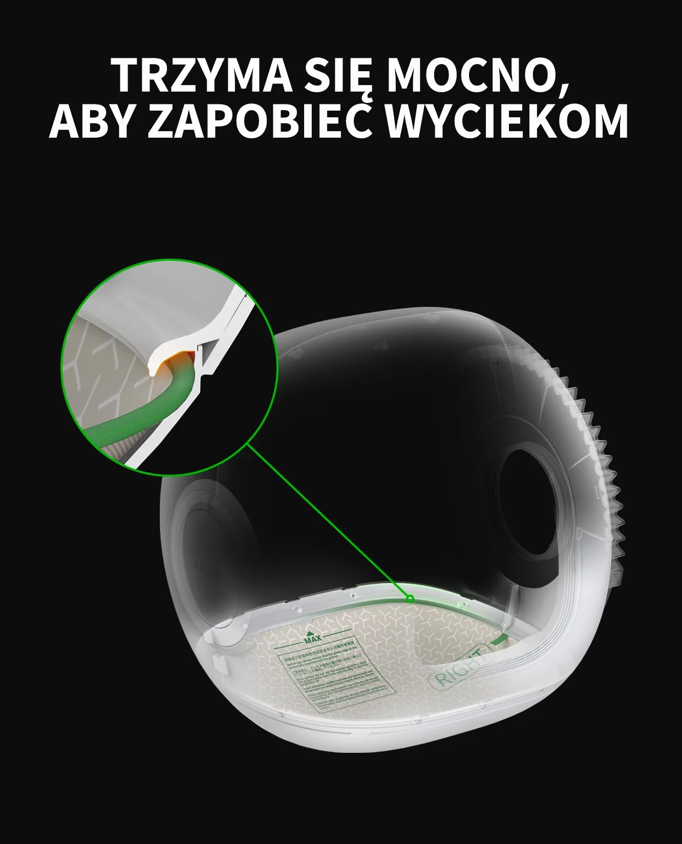 PETKIT PURA MAX 2 Wkładki do Toalet dla Kotów, Mata Antyadhezyjna, Wodoodporna, Odporna na Zadrapania