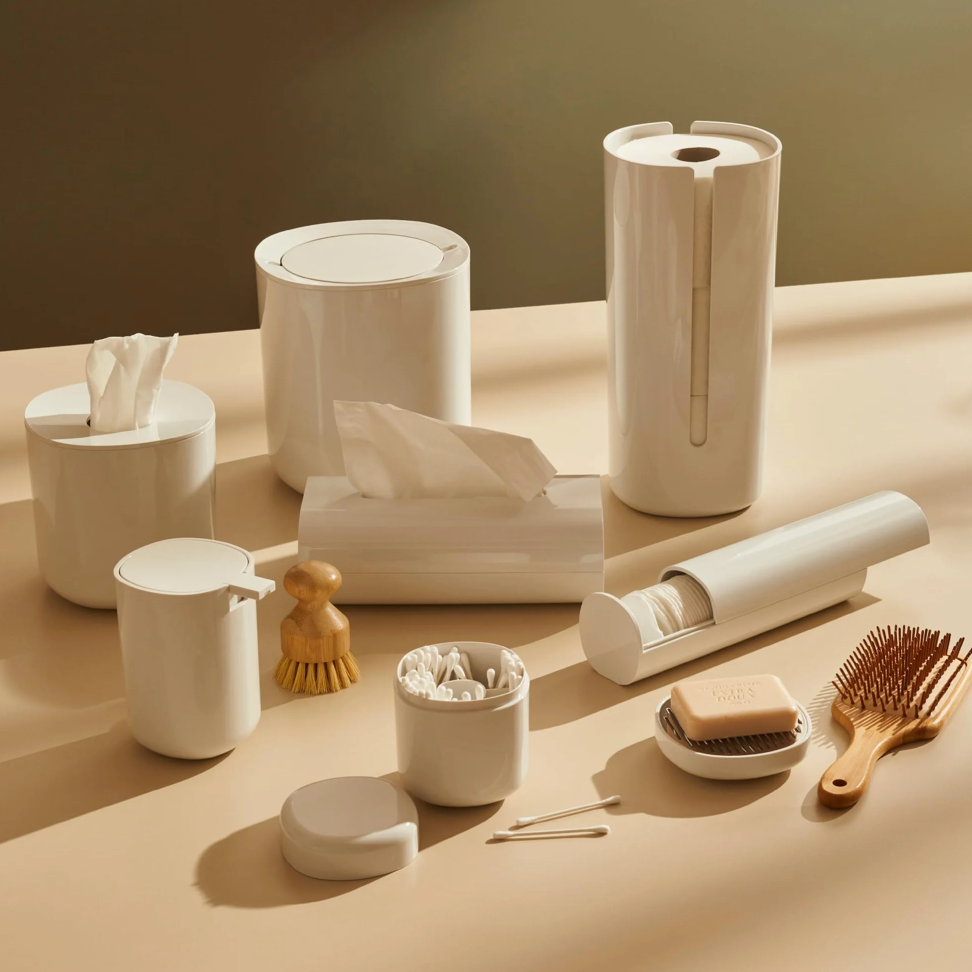 Alessi Birillo Uchwyt na waciki bawełniane Aleesi PL09 W Birillo, biały