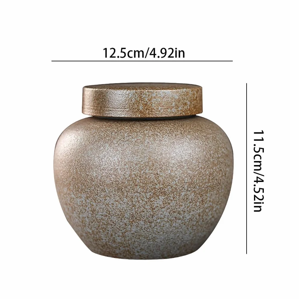 Puszka do herbaty retro kamionka puszka na herbatę czarna herbata zielona herbata pojemnik do przechowywania 850 ml ceramiczny suszone owoce przekąska pojemnik na herbatę