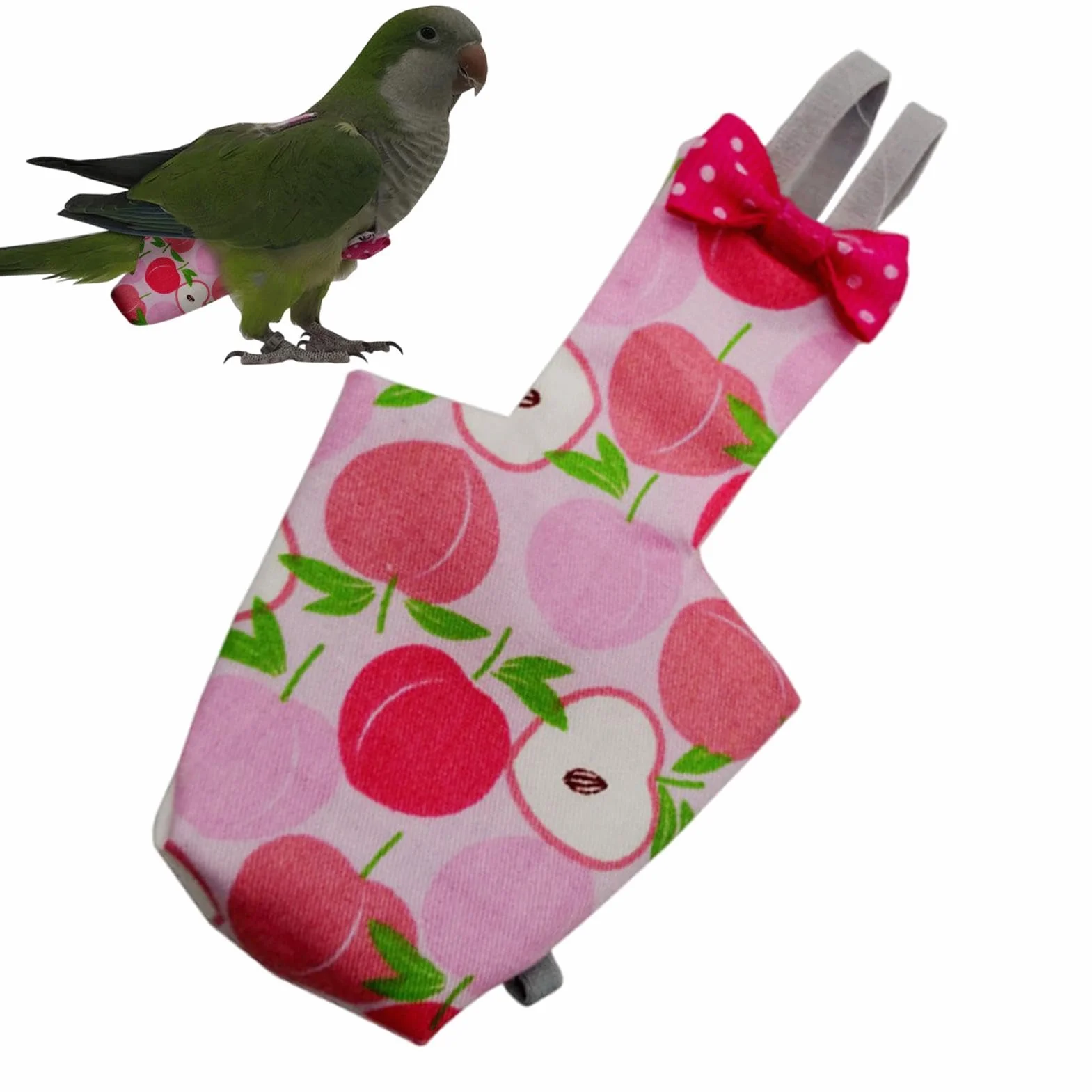 Parrot Bird Diapers, Adjustable Bird Nappy, 5.31x2.76in Lightweight Reusable Pigeon Pants