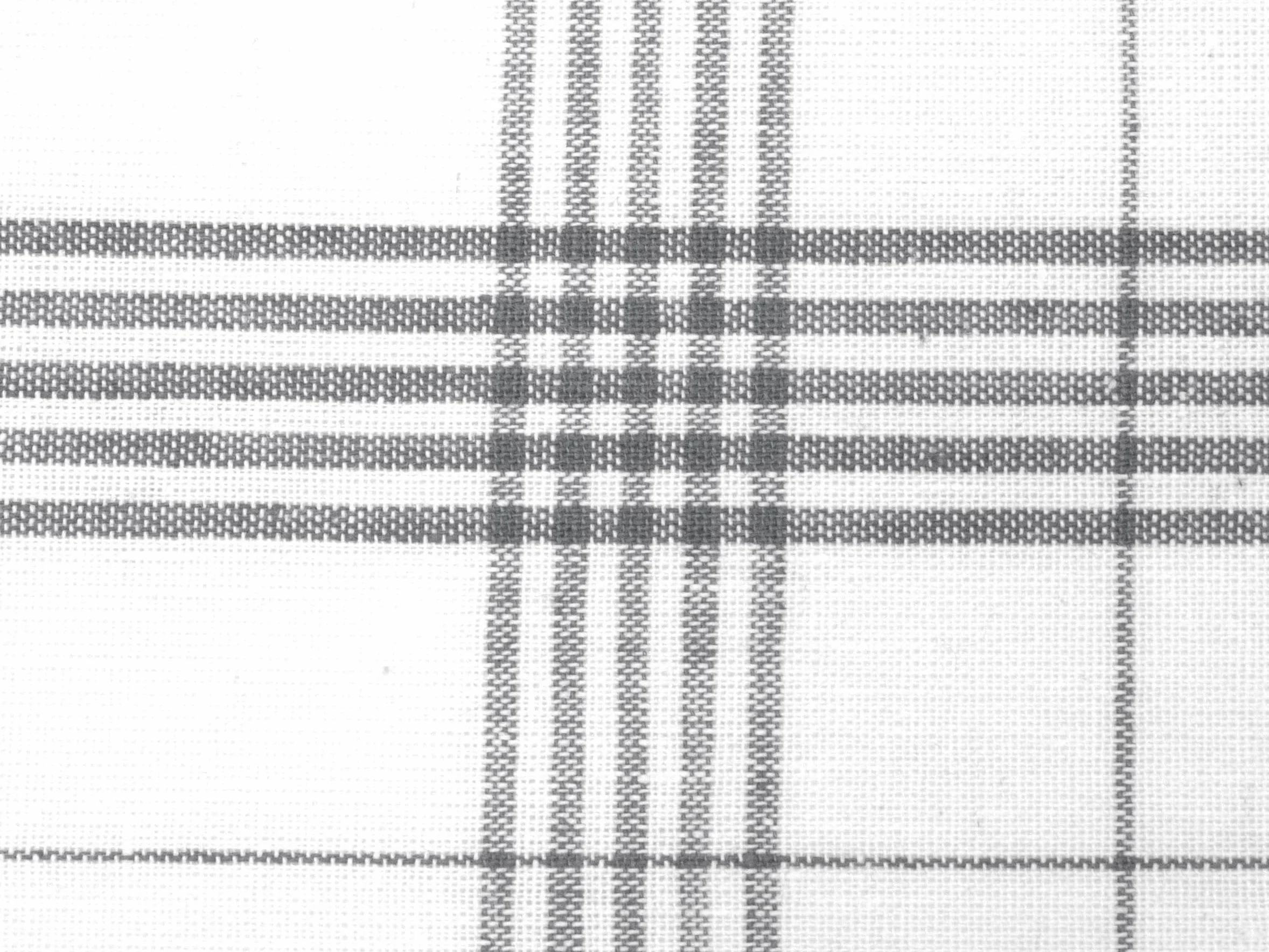 ZOLLNER Zestaw 5 ścierek do naczyń z bawełny o wymiarach 50 x 70 cm – super chłonne i trwałe ręczniki kuchenne – nadają się do prania w temperaturze do 95°C – w szaro-białą kratkę, jakość