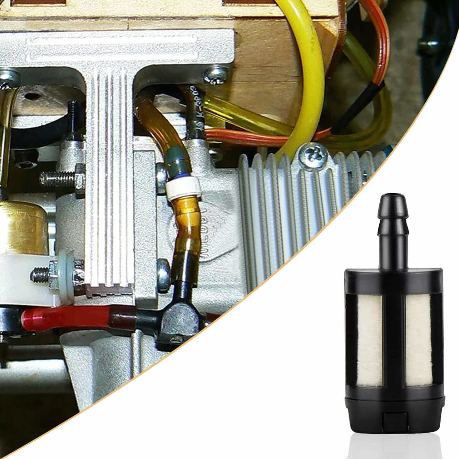 Uniwersalny zestaw filtrów benzynowych, uniwersalny przewód paliwowy, wąż benzynowy, uszczelka, gumowa uszczelka do kosiarek, dmuchawy, przycinarek do trawy, nożyc