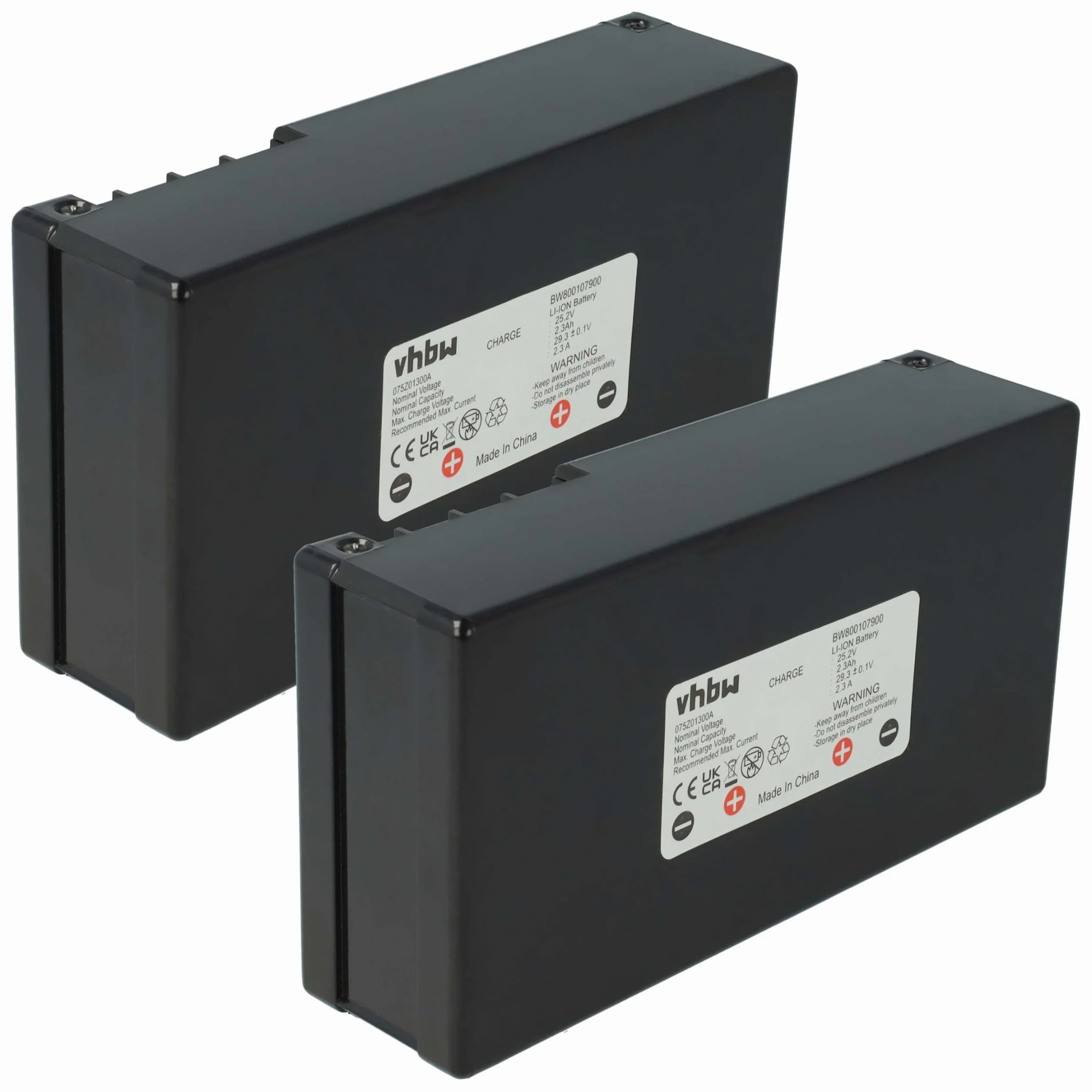 vhbw 2 x akumulator kompatybilny z Stiga Autoclip 158614, 225, 228, 223, 225s, 200, 127, 125, 158609, 158613, 158610 2300 mAh 25,2 V Li-ion