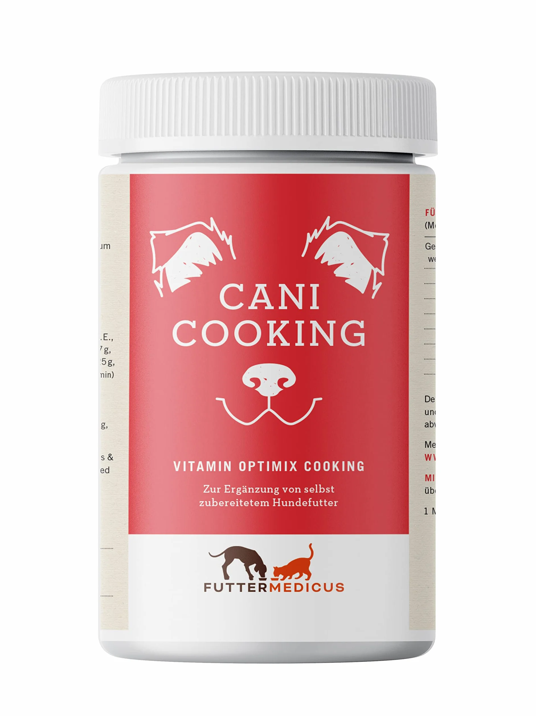 Optimix Cooking | 500 g | karma uzupełniająca dla dorosłych psów | suplement do samodzielnie ugotowanej karmy dla psów | zawiera wszystkie ważne składniki odżywcze
