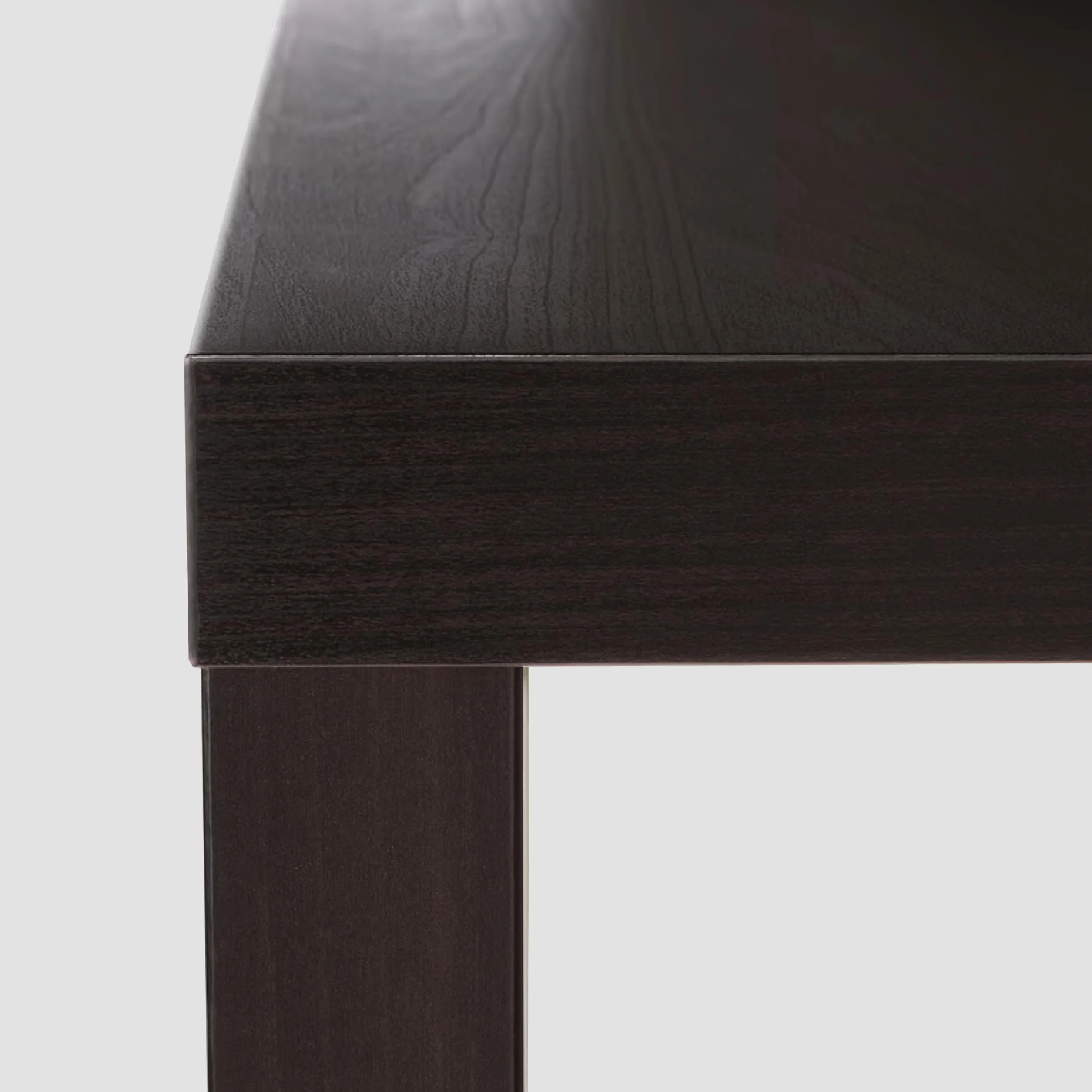 Nowoczesny stolik kawowy biały i czarny ze wzorem – mały stolik do salonu 55 x 55 cm – kwadratowy stolik kawowy – mini stolik i stolik kawowy – czarny