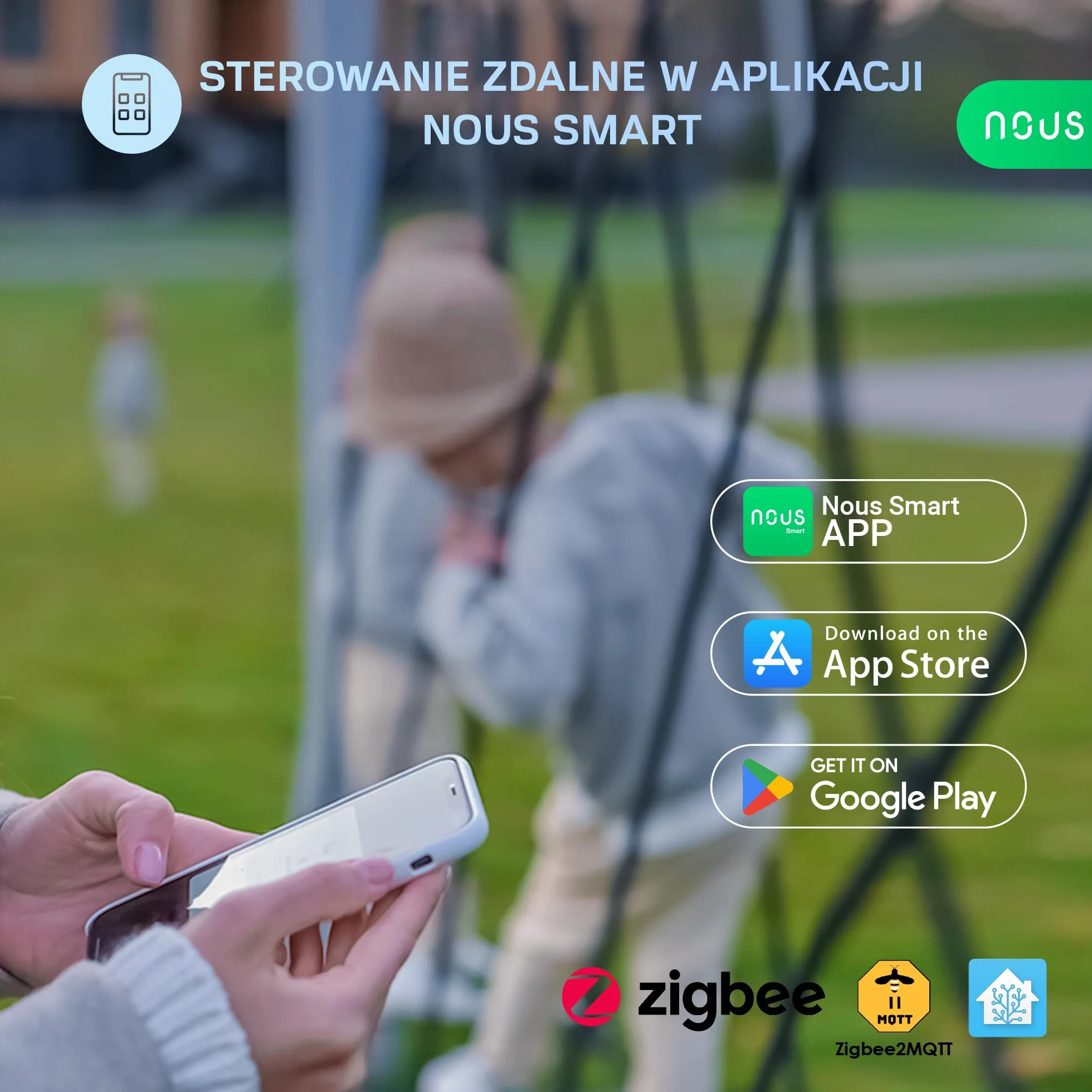 Zawór wodny NOUS LZ3 ZigBee, Asystent Google, kompatybilny z Amazon Alexa, aplikacja NOUS Smart, zegar sterujący Tuya Smart Life, zawór wodny ZigBee, sterownik nawadniania ZigBee2MQTT.
