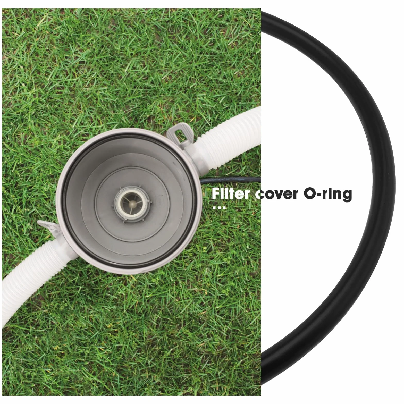 EMSea 5 szt. O-ringi pompy filtrującej, gumowa osłona filtra nitrylowego, część zamienna P6118, kompatybilna z Bestway Flowclear 58381, 58145, 58382, 58144, 58146 (115 x 5,3 mm)
