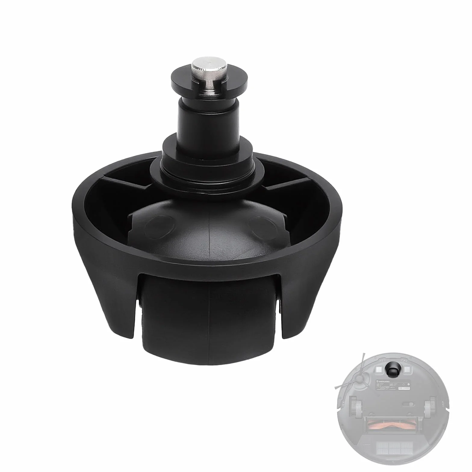 Koło przednie, Silent Wheel, Cicha opona, Koło dla Dreame D9/L20 Ultra/L40 Ultra/L10s Pro Gen2/L10s Pro Ultra Heat/L10s Pro Ultra/X40 Ultra/X40 Master/L40 Ultra AE4/D9 Max Gen 2/L10s Plus/L10pro/D10s