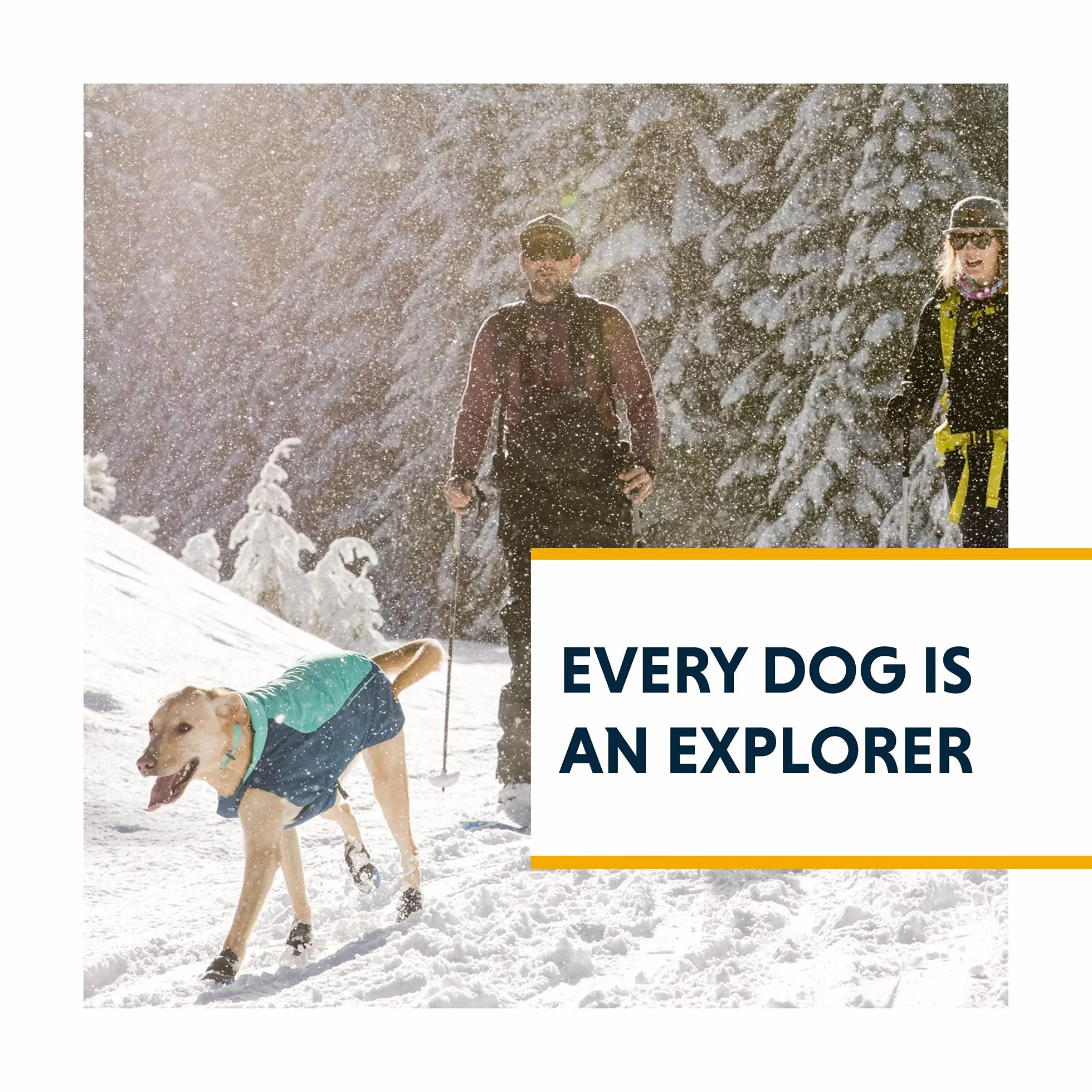 RUFFWEAR Kołnierzyk Confluence 50 cm - 66 cm, Aurora Turkusowy