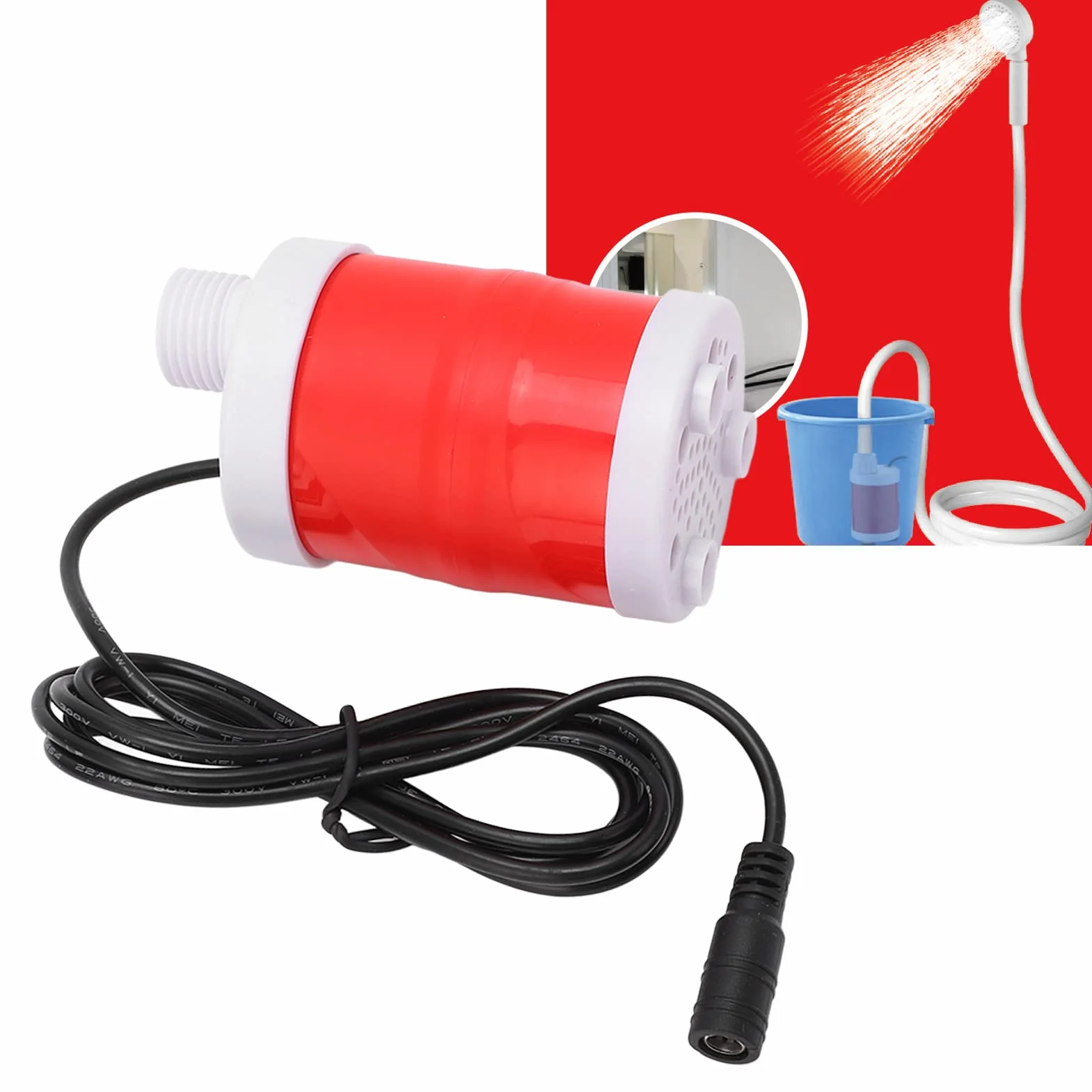 12V 20W 700L/H DC Bezszczotkowa Pompa Zanurzeniowa, Inteligentna Pompa Wysokiego Podnoszenia o Niskim Poziomie HałAsu, do Akwarium, Zaopatrzenia W Wodę, Kempingu na ZewnąTrz