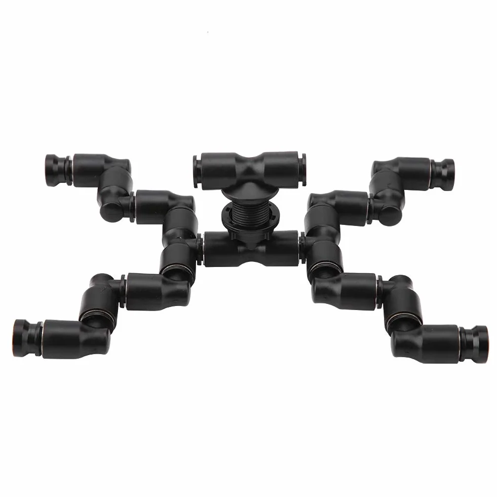 Gady Dysza do Terrarium, Plastikowe Gady Fogger Mist Sprinkler Zbiornik Lasu Deszczowego Regulowana Dysza Chłodząca 360 dla Zwierząt Domowych System Chłodzenia Zwierząt Domowych